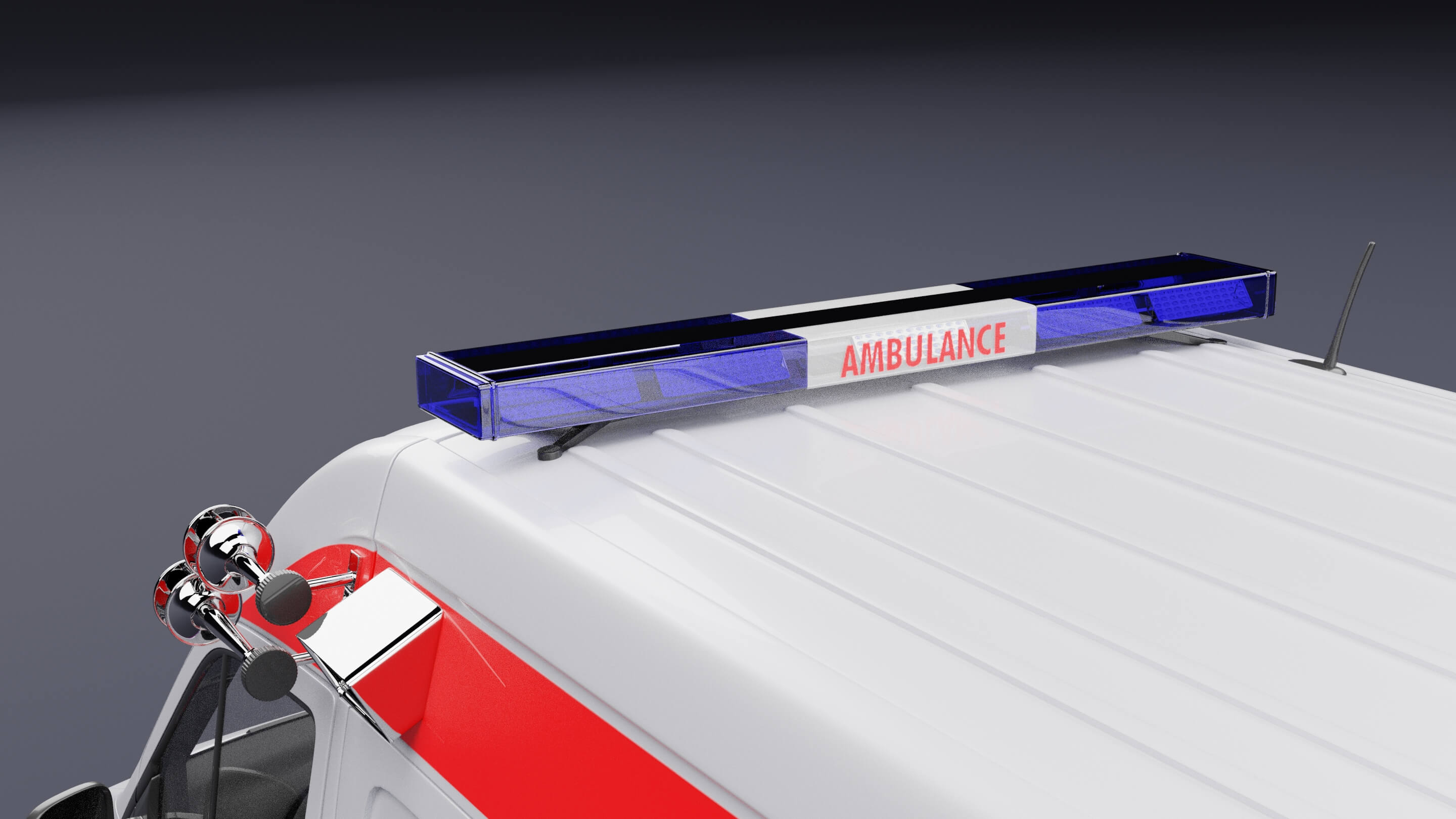 Ambulance Honda 3D Model