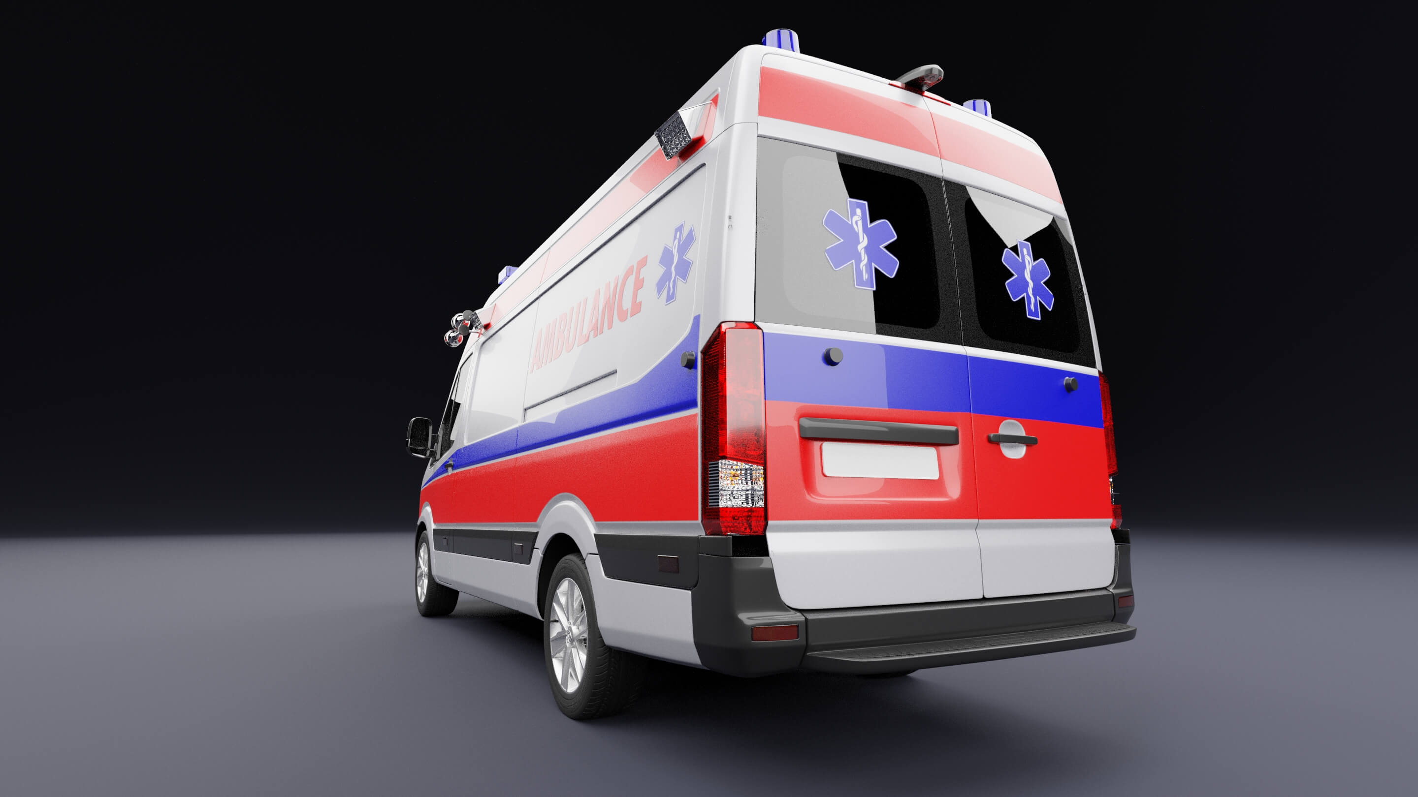 Ambulance Honda 3D Model