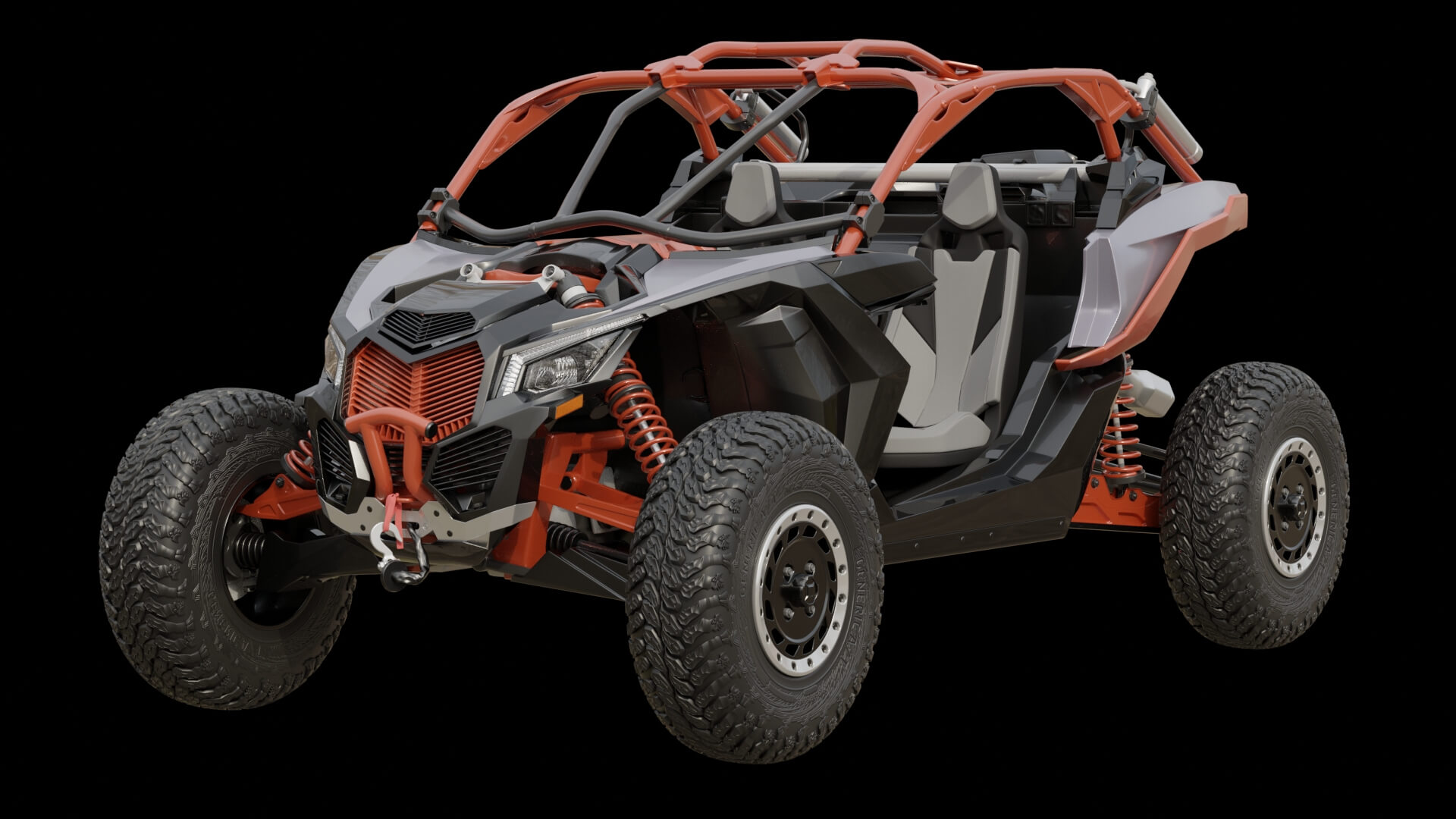 Extreme Off-Road Performance UTV Buggy 3D Model
