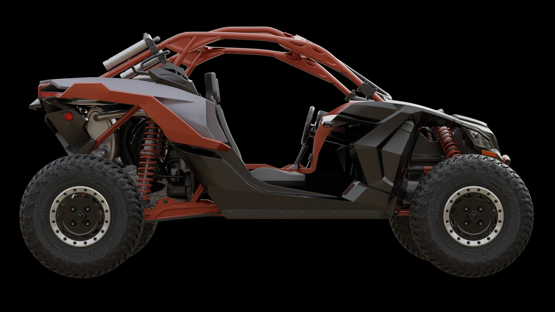 Extreme Off-Road Performance UTV Buggy 3D Model