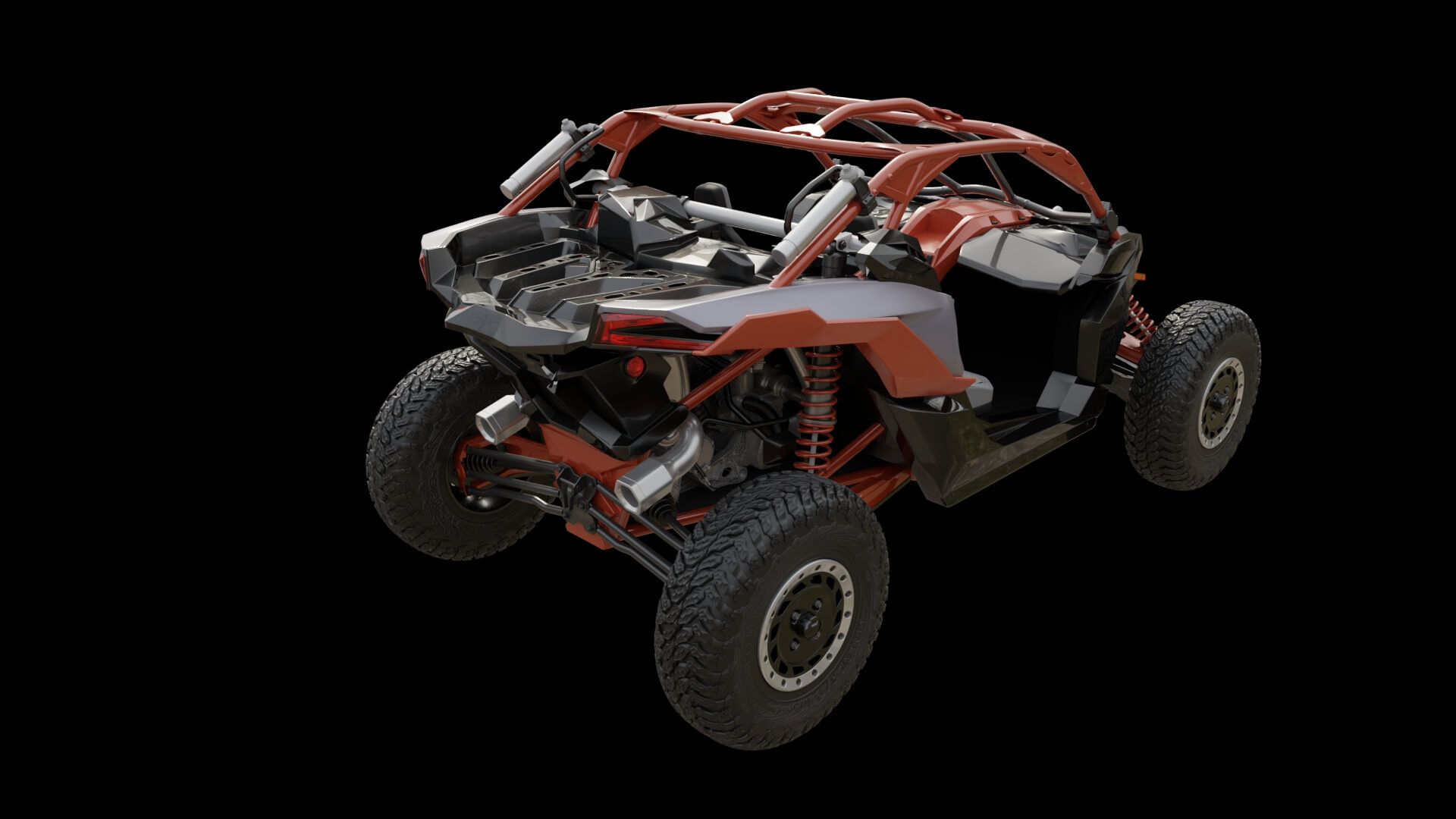 Extreme Off-Road Performance UTV Buggy 3D Model