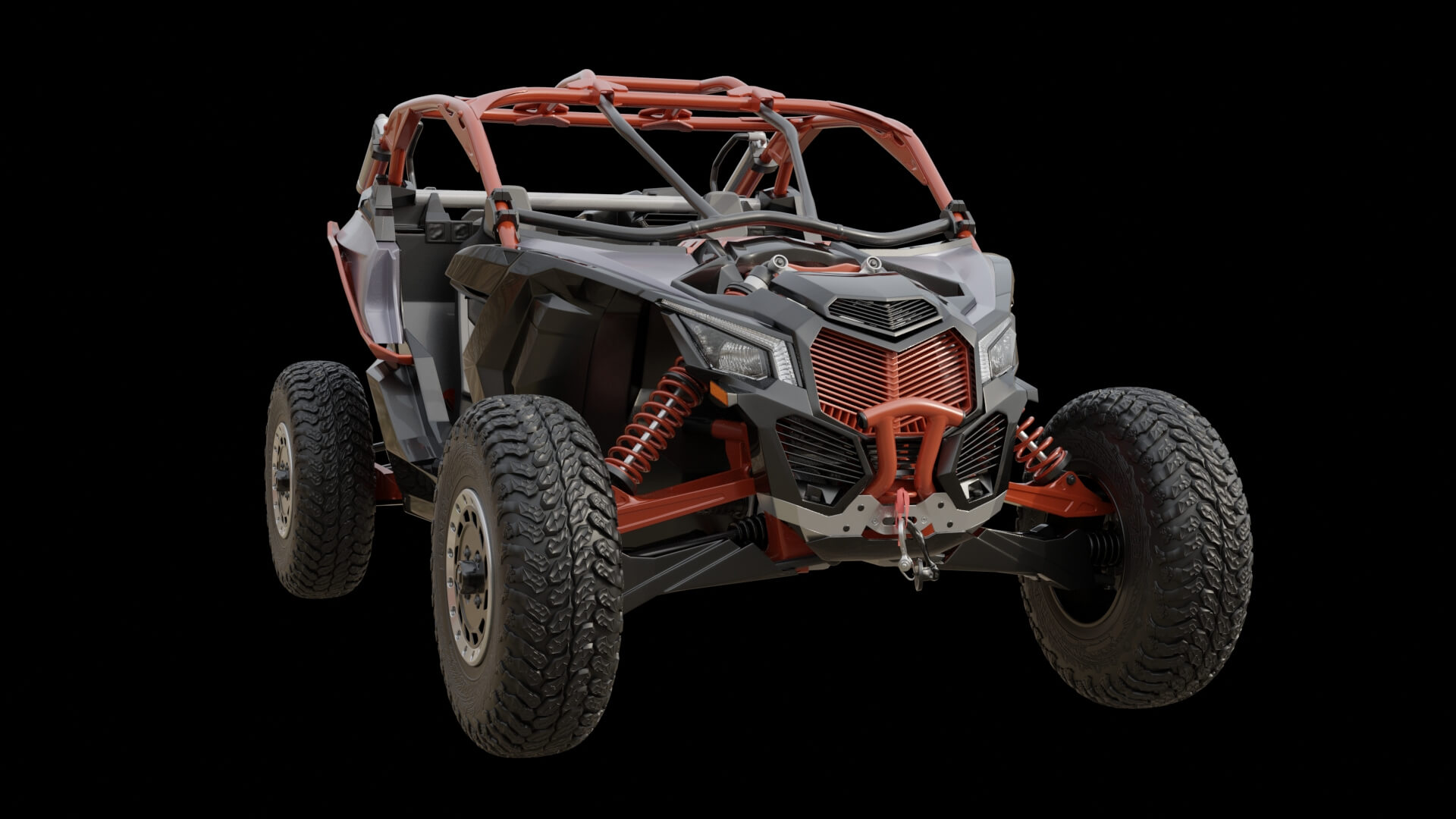 Extreme Off-Road Performance UTV Buggy 3D Model