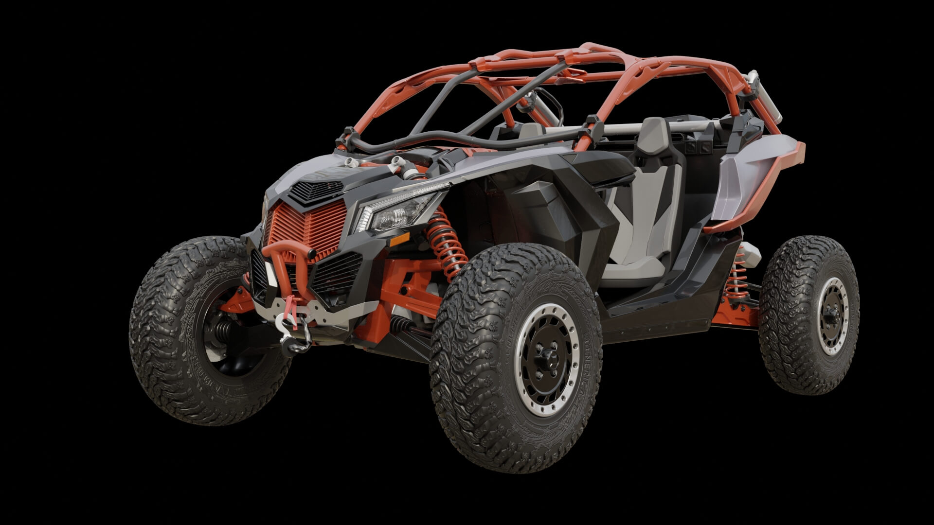 Extreme Off-Road Performance UTV Buggy 3D Model