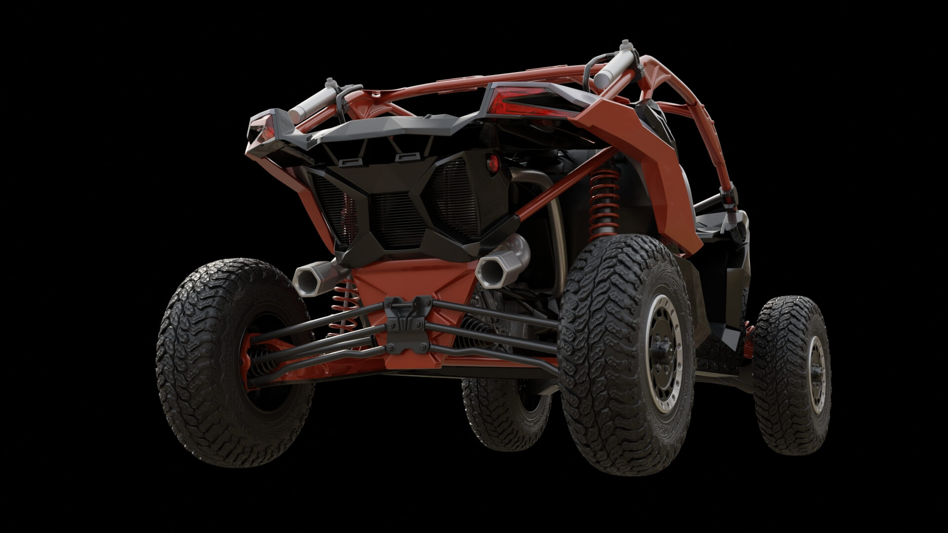 Extreme Off-Road Performance UTV Buggy 3D Model