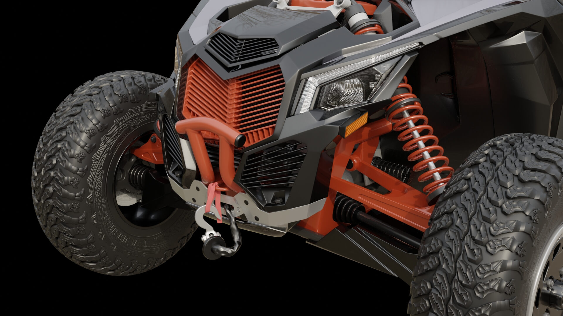 Extreme Off-Road Performance UTV Buggy 3D Model