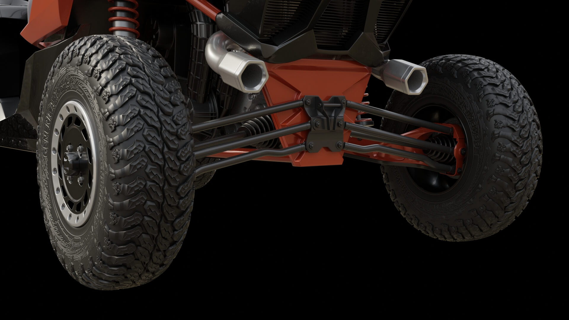 Extreme Off-Road Performance UTV Buggy 3D Model