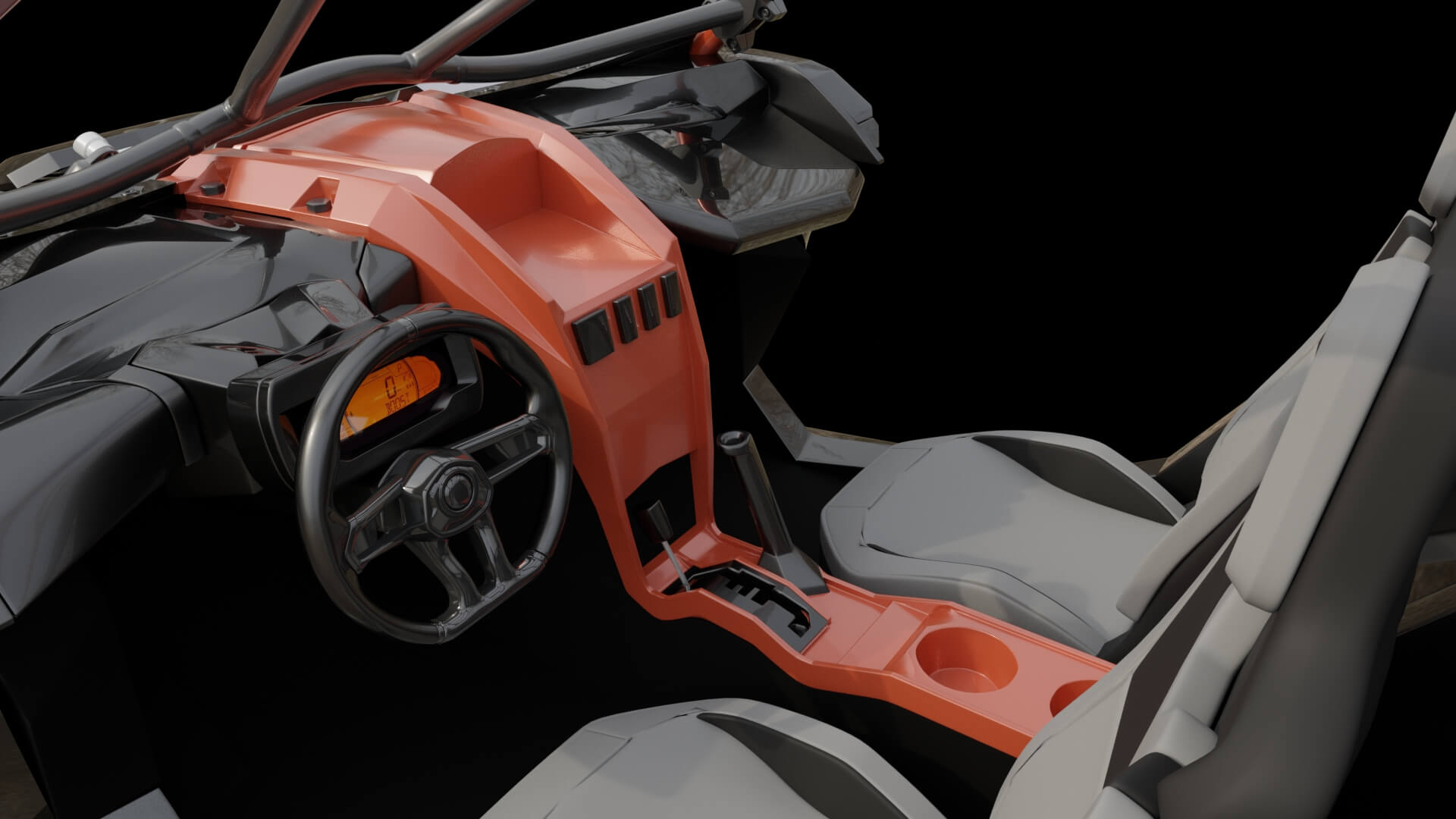 Extreme Off-Road Performance UTV Buggy 3D Model