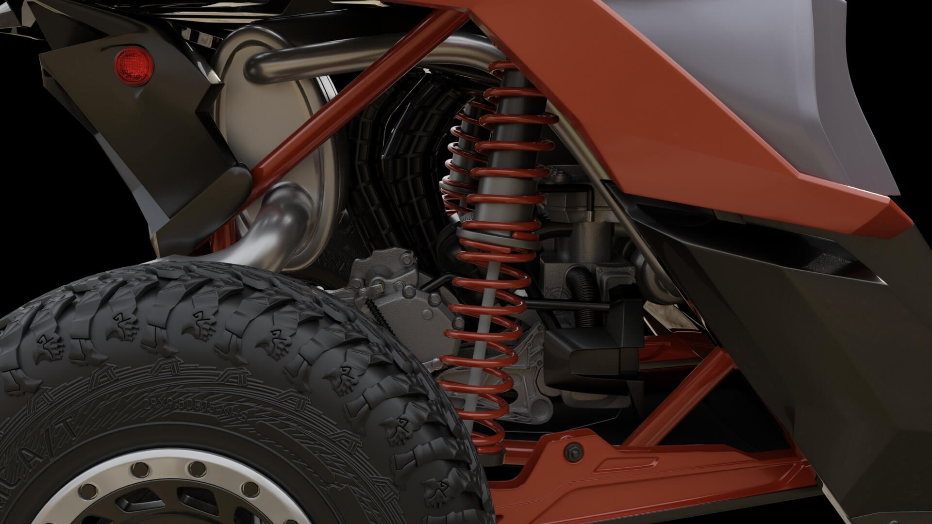 Extreme Off-Road Performance UTV Buggy 3D Model