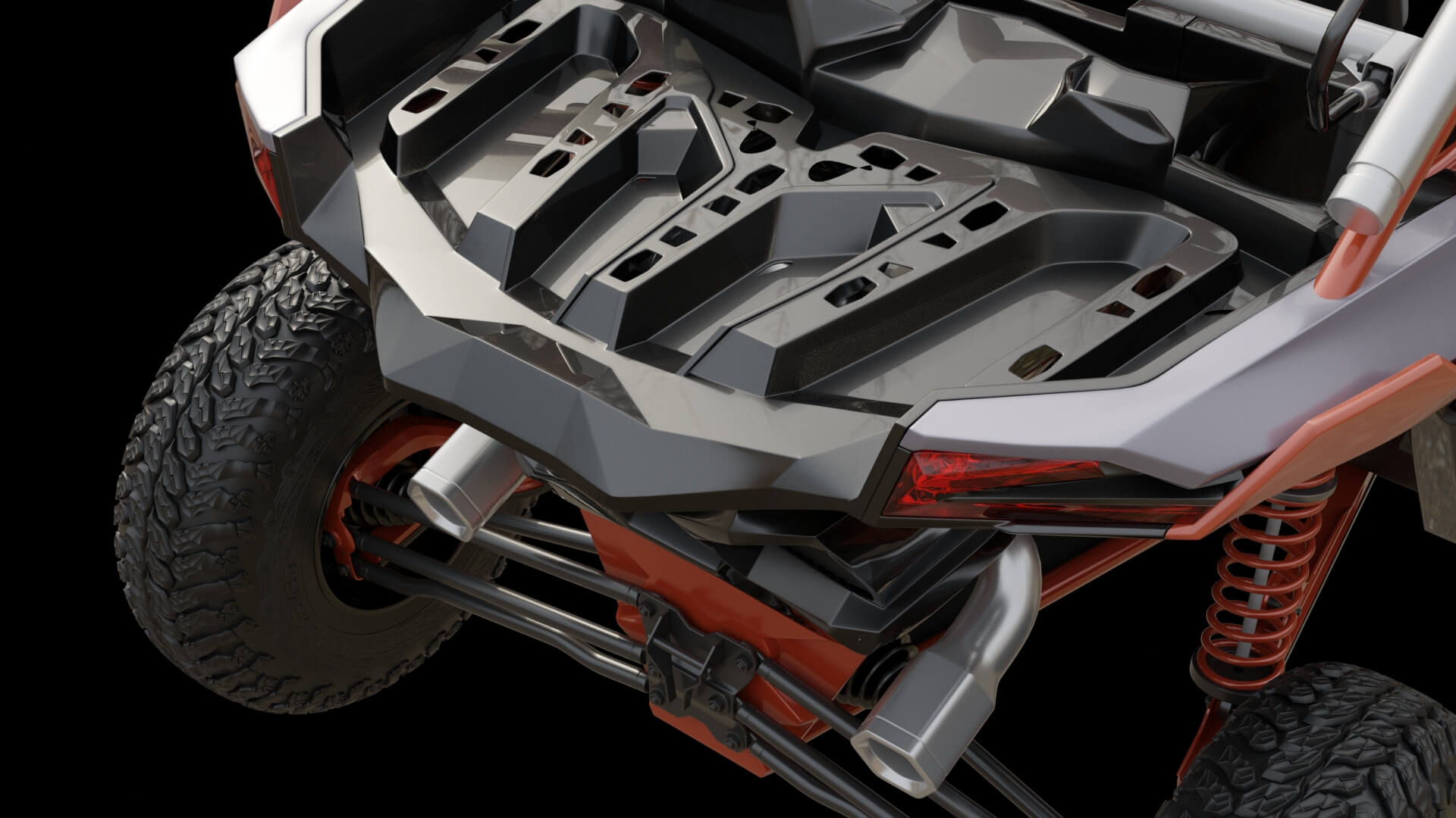 Extreme Off-Road Performance UTV Buggy 3D Model