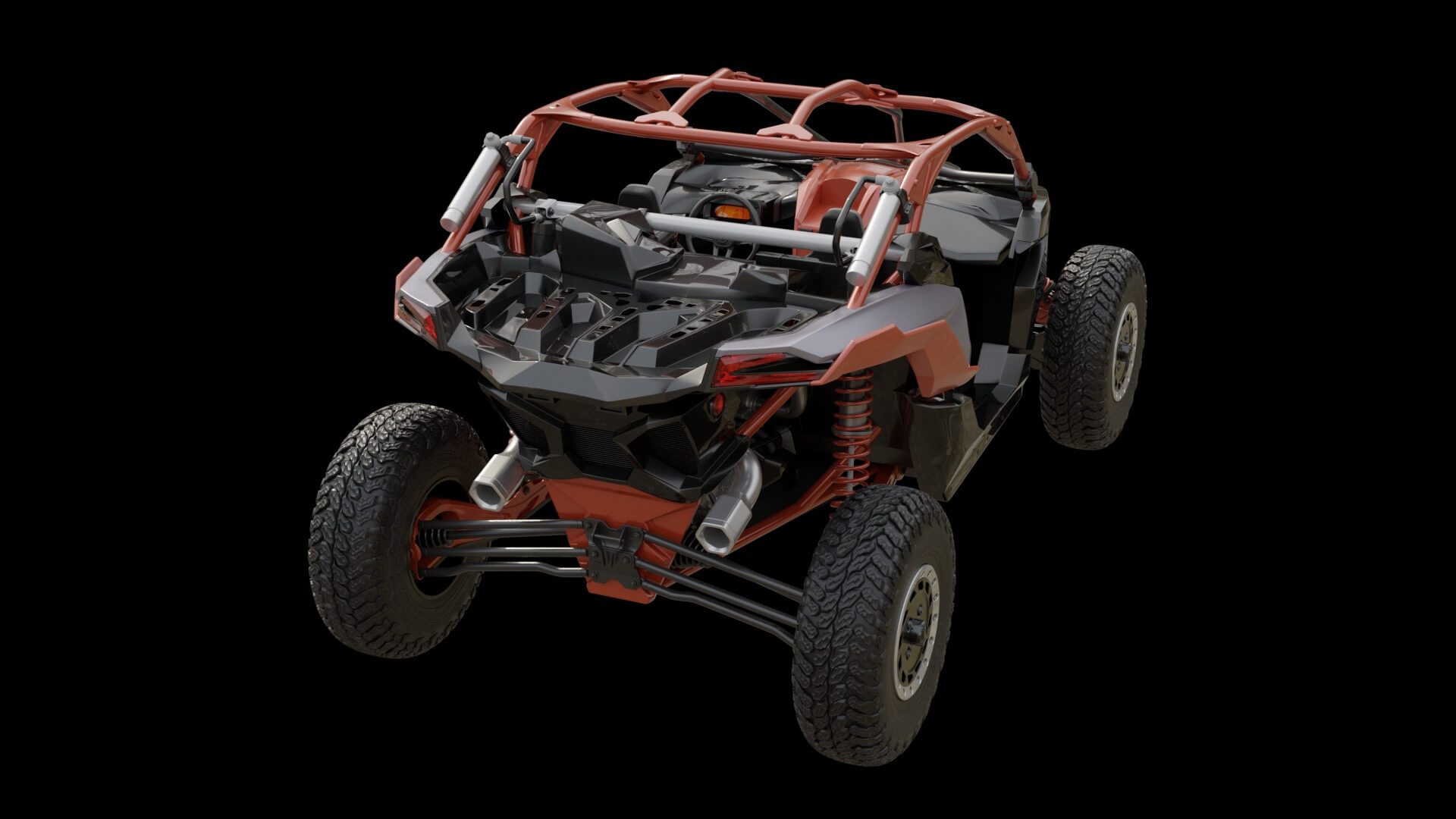 Extreme Off-Road Performance UTV Buggy 3D Model