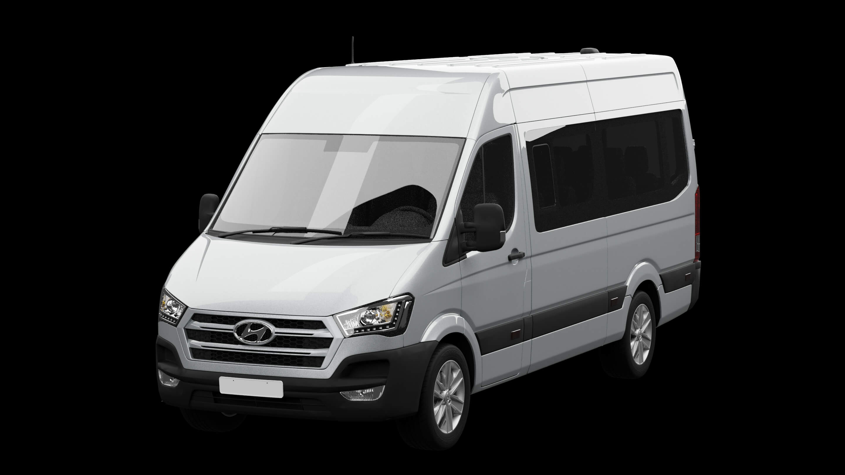 Modern Minibus Van 3D Model