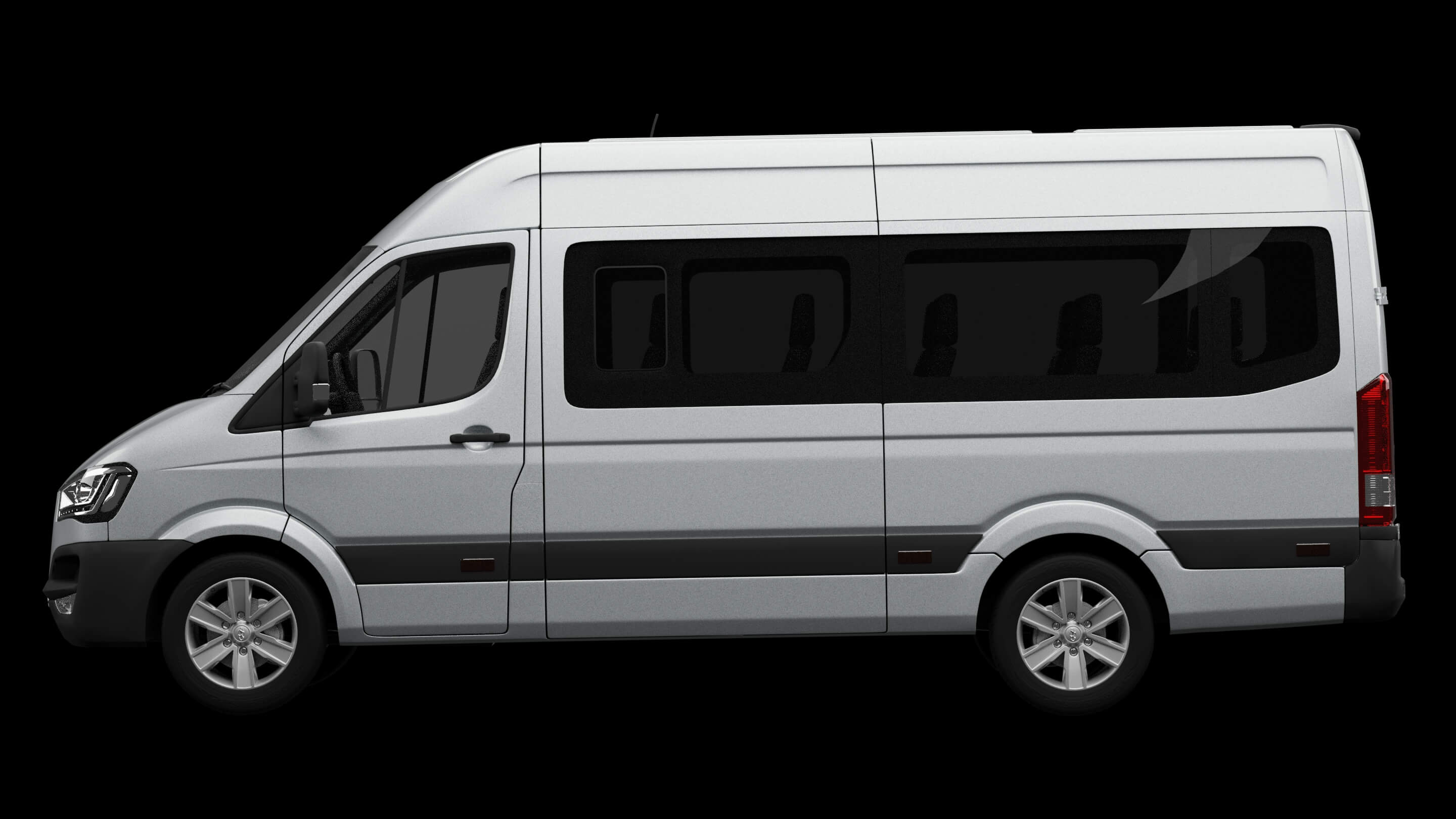 Modern Minibus Van 3D Model