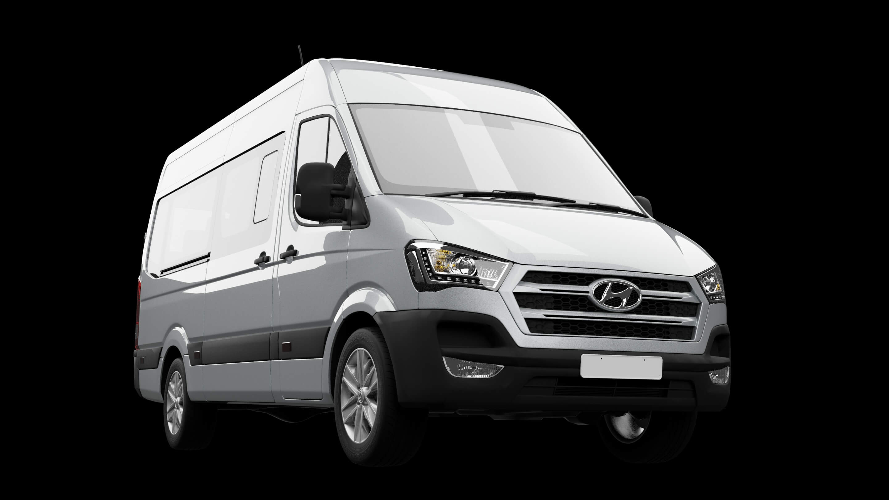 Modern Minibus Van 3D Model