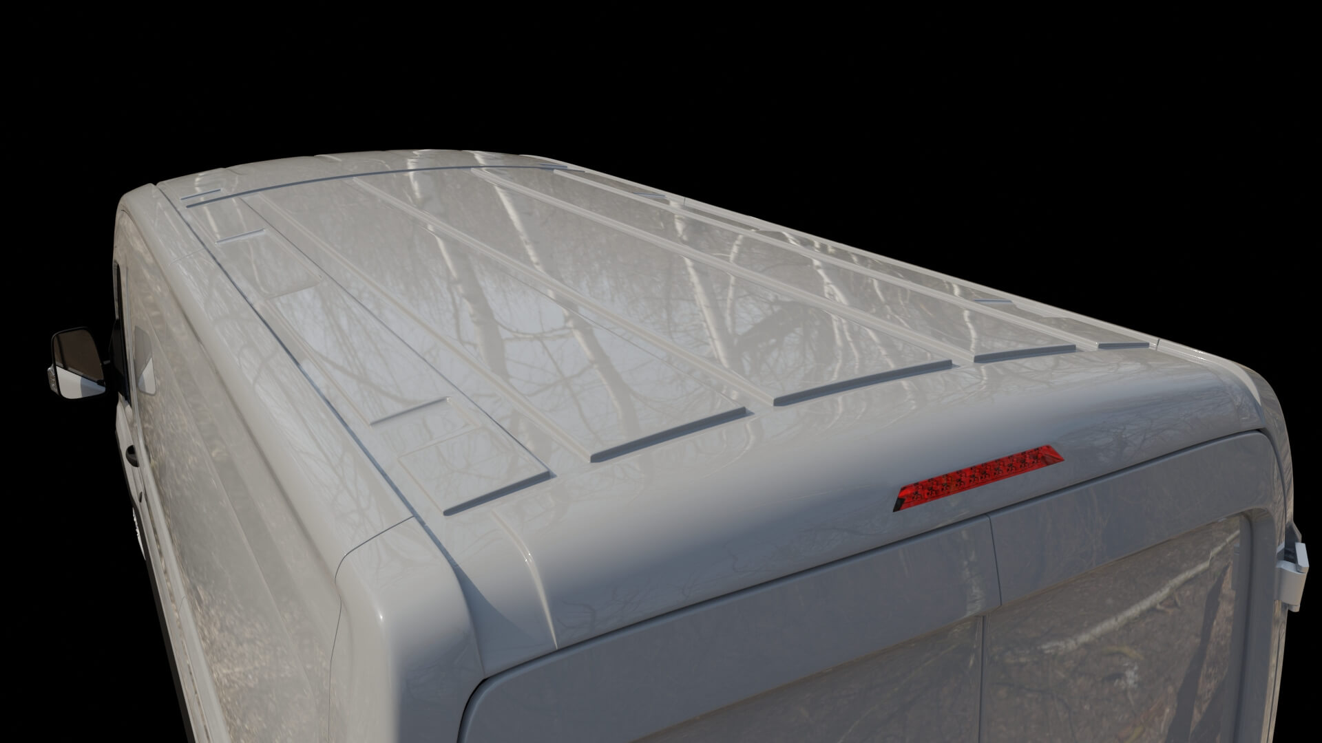 Modern Commercial Cargo Van Rigged - 3D Model by ForJaxis