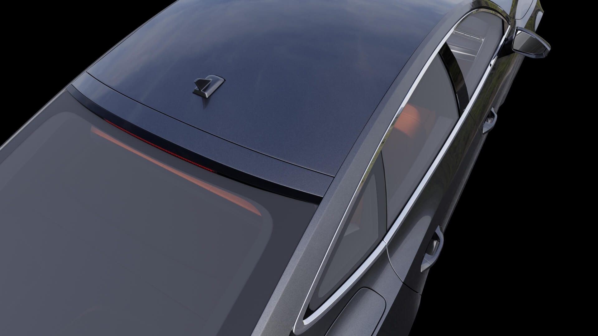 Modern Executive Sportback Sedan Rigged 3D Model