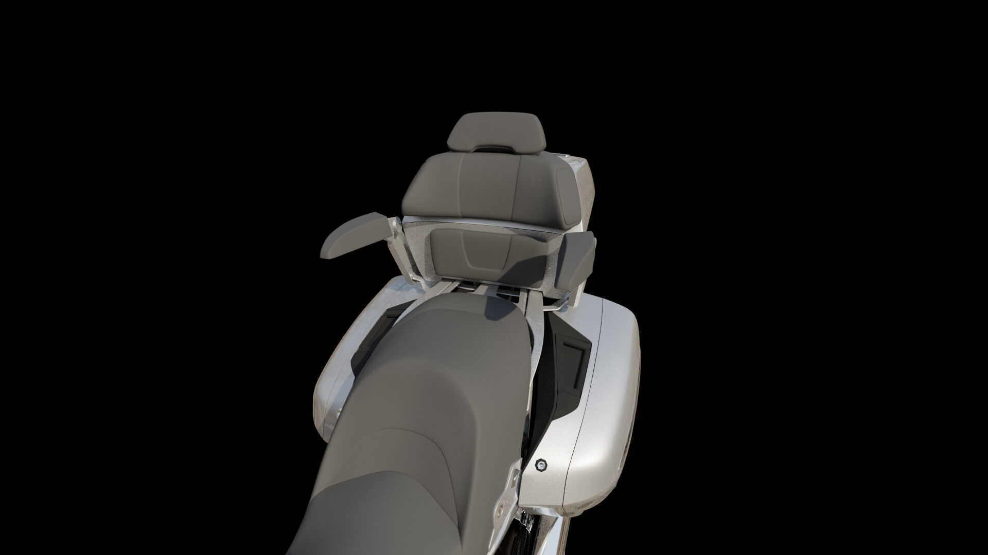 Modern Luxury Touring Motorcycle 3D Model