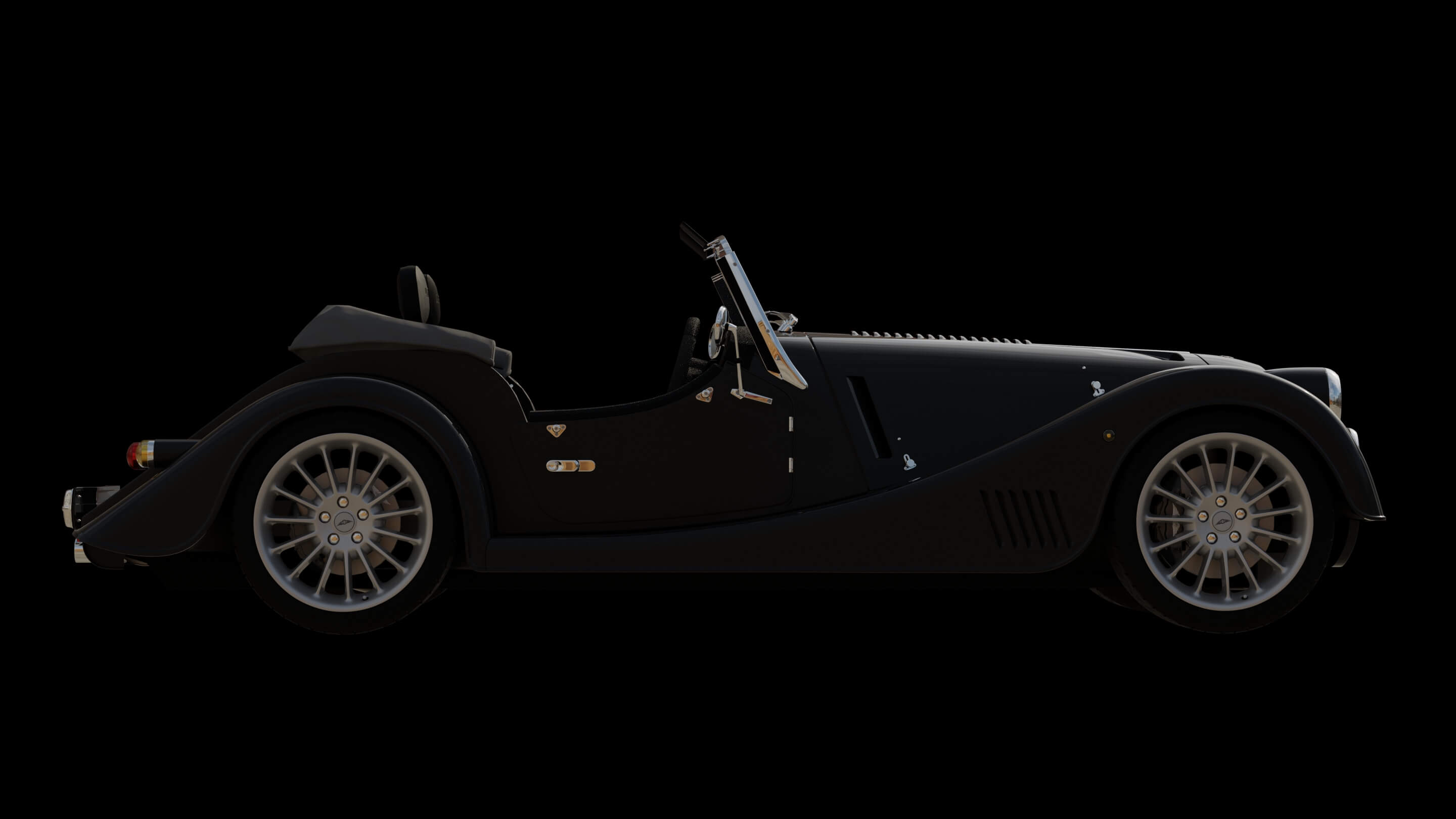 Morgan Plus Six Roadster 3D Model