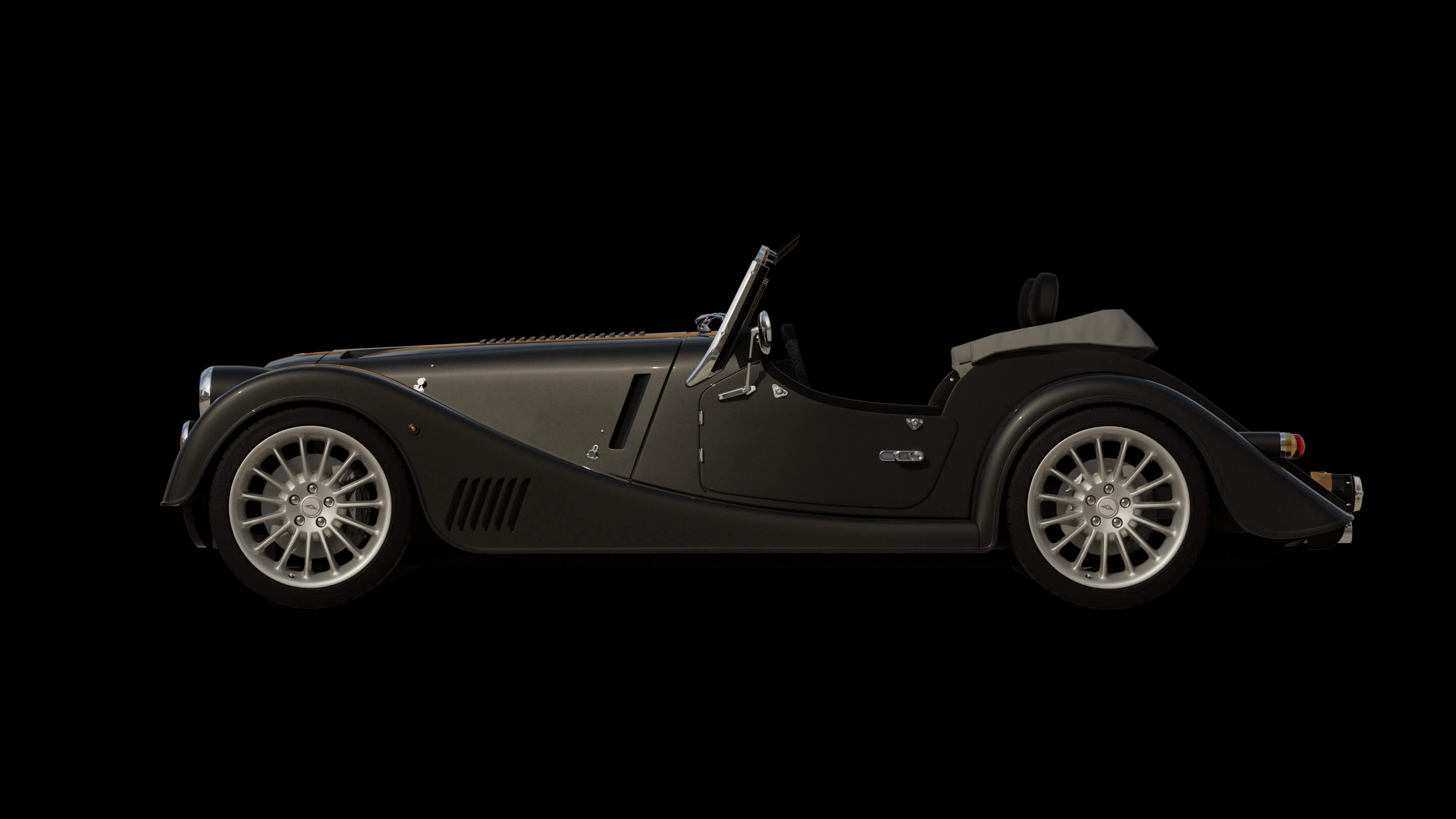 Morgan Plus Six Roadster 3D Model