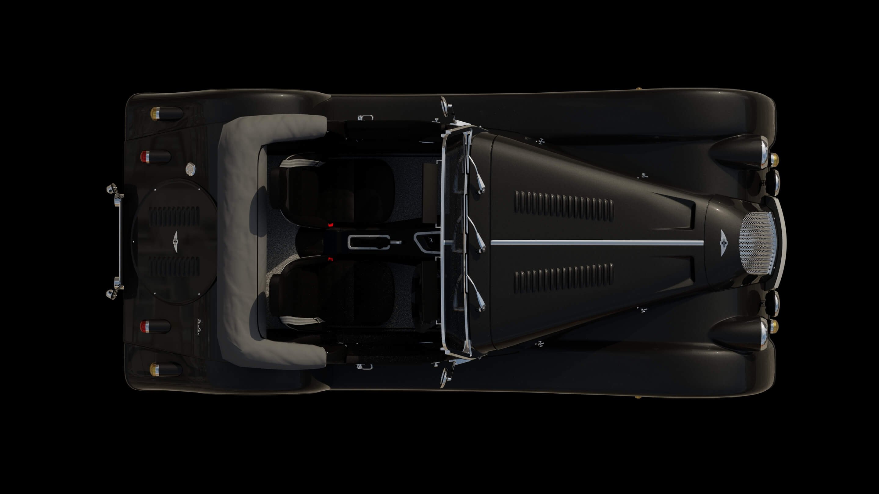 Morgan Plus Six Roadster 3D Model