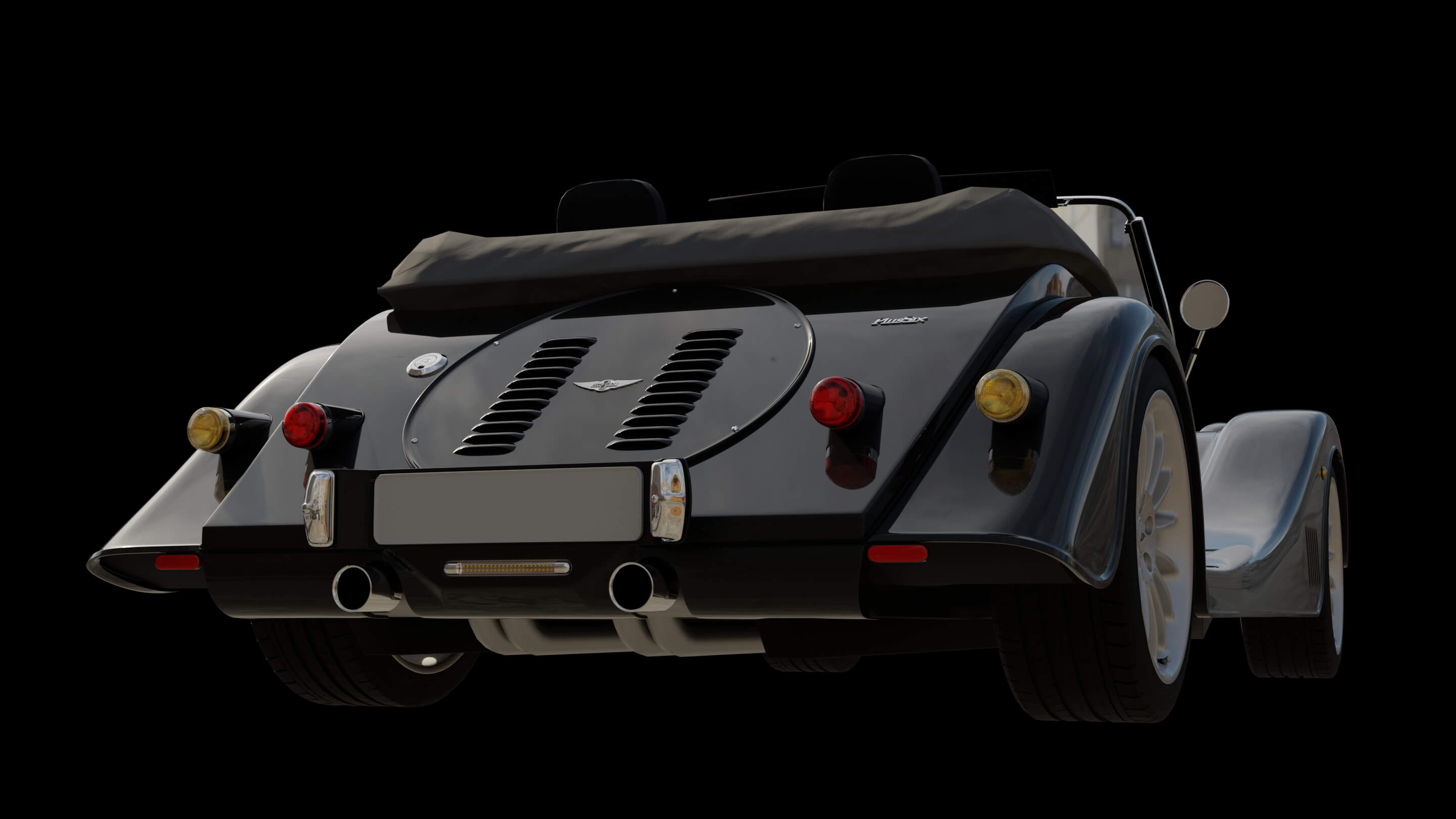 Morgan Plus Six Roadster 3D Model
