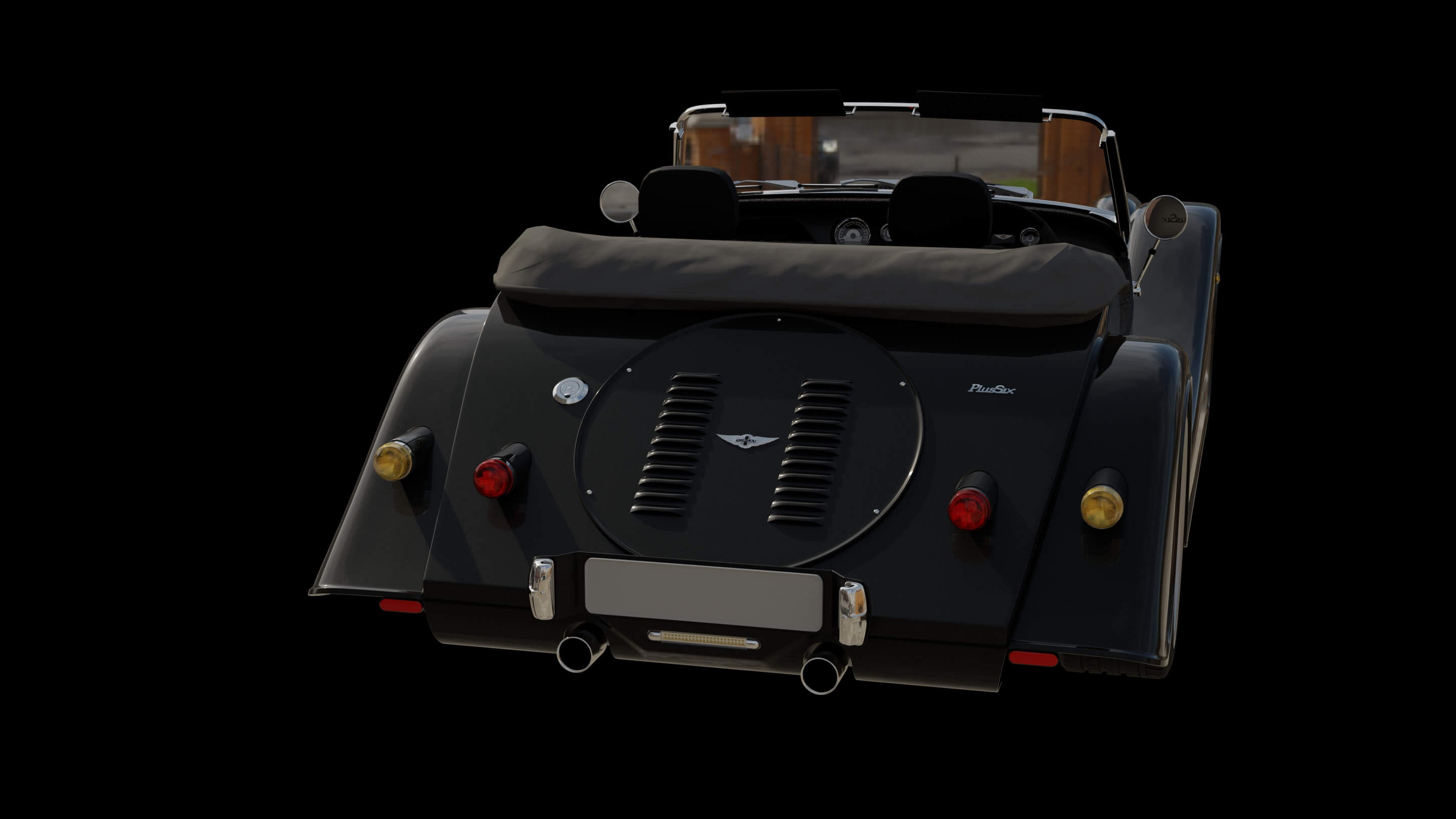 Morgan Plus Six Roadster 3D Model