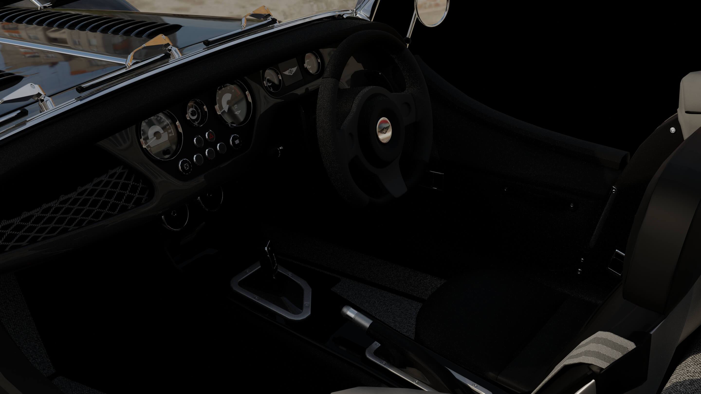 Morgan Plus Six Roadster 3D Model