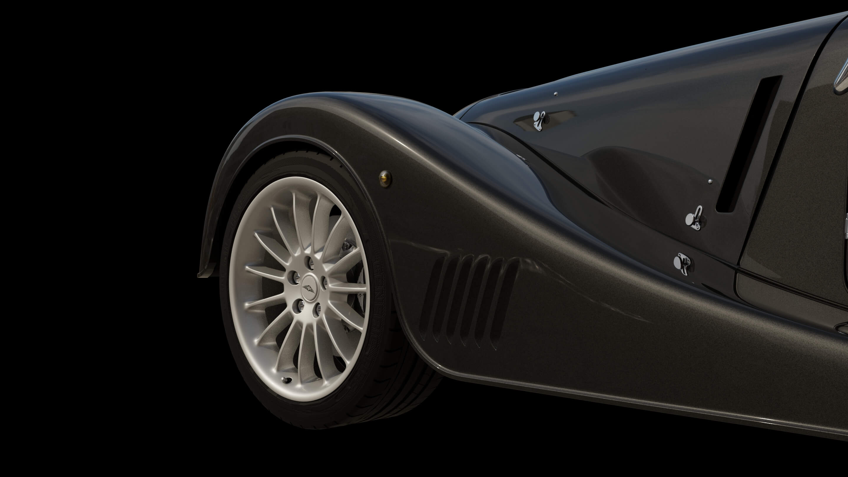 Morgan Plus Six Roadster 3D Model