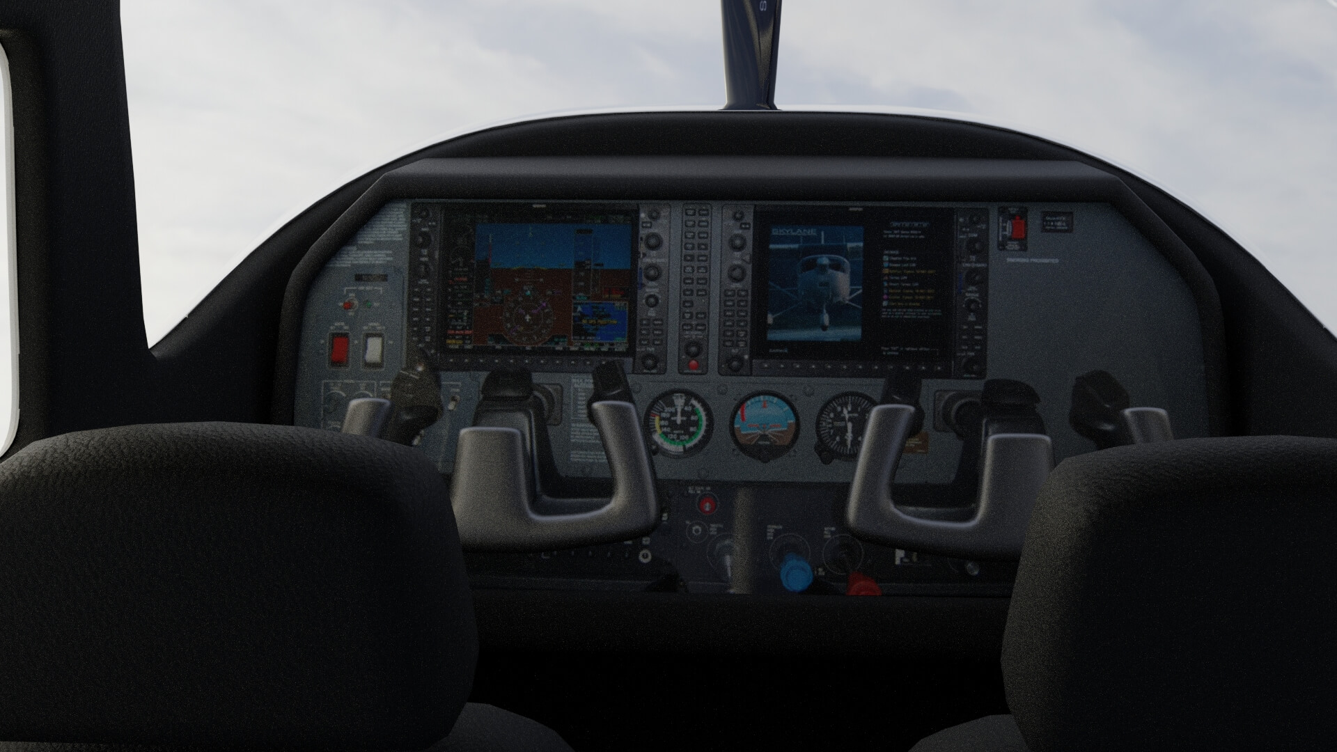 High Wing Propeller Airplane 3D Model