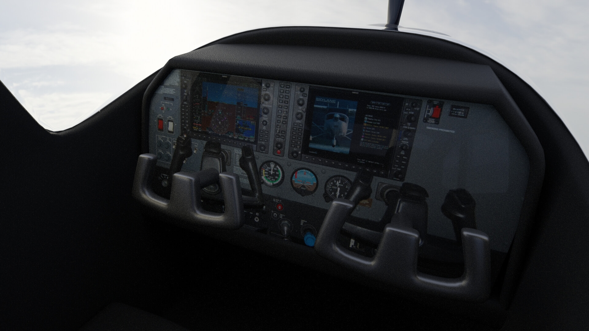 High Wing Propeller Airplane 3D Model