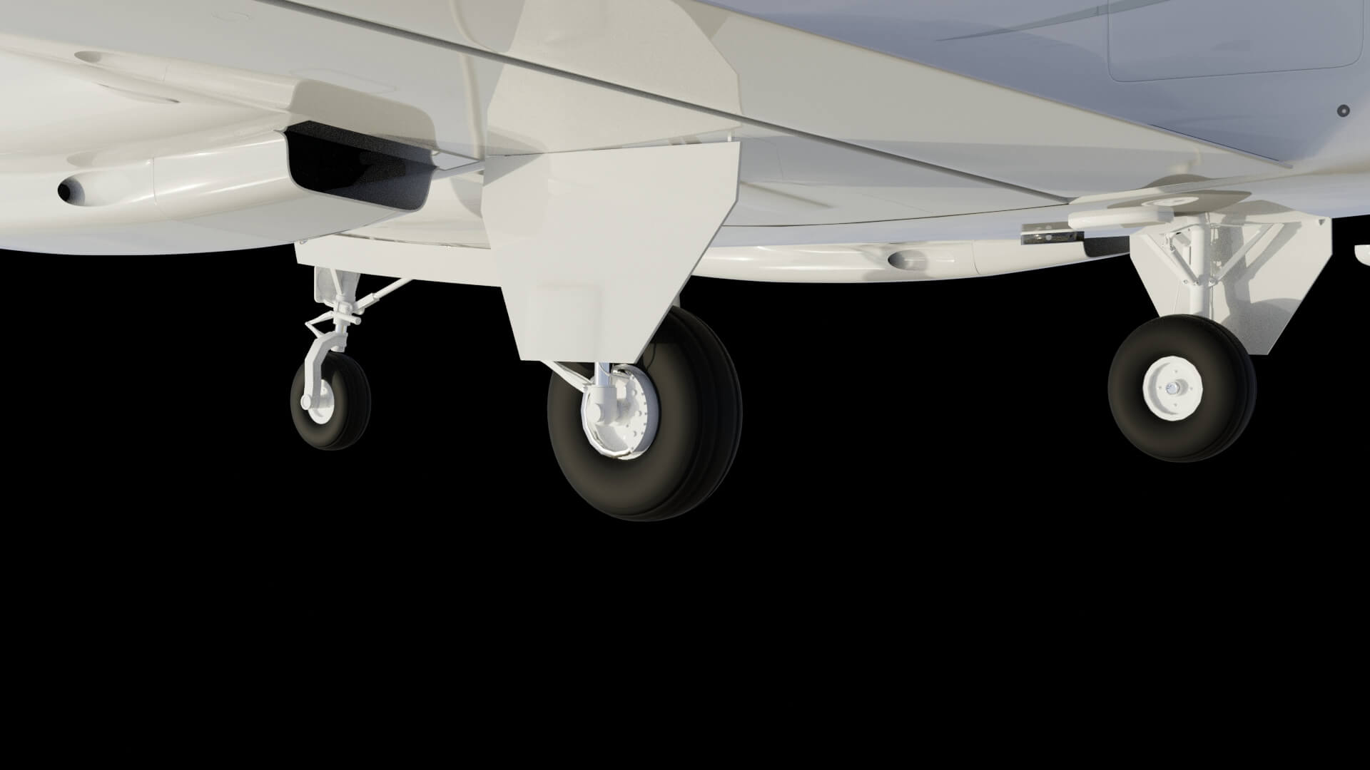 Twin-Engine Executive Utility Aircraft 3D Model