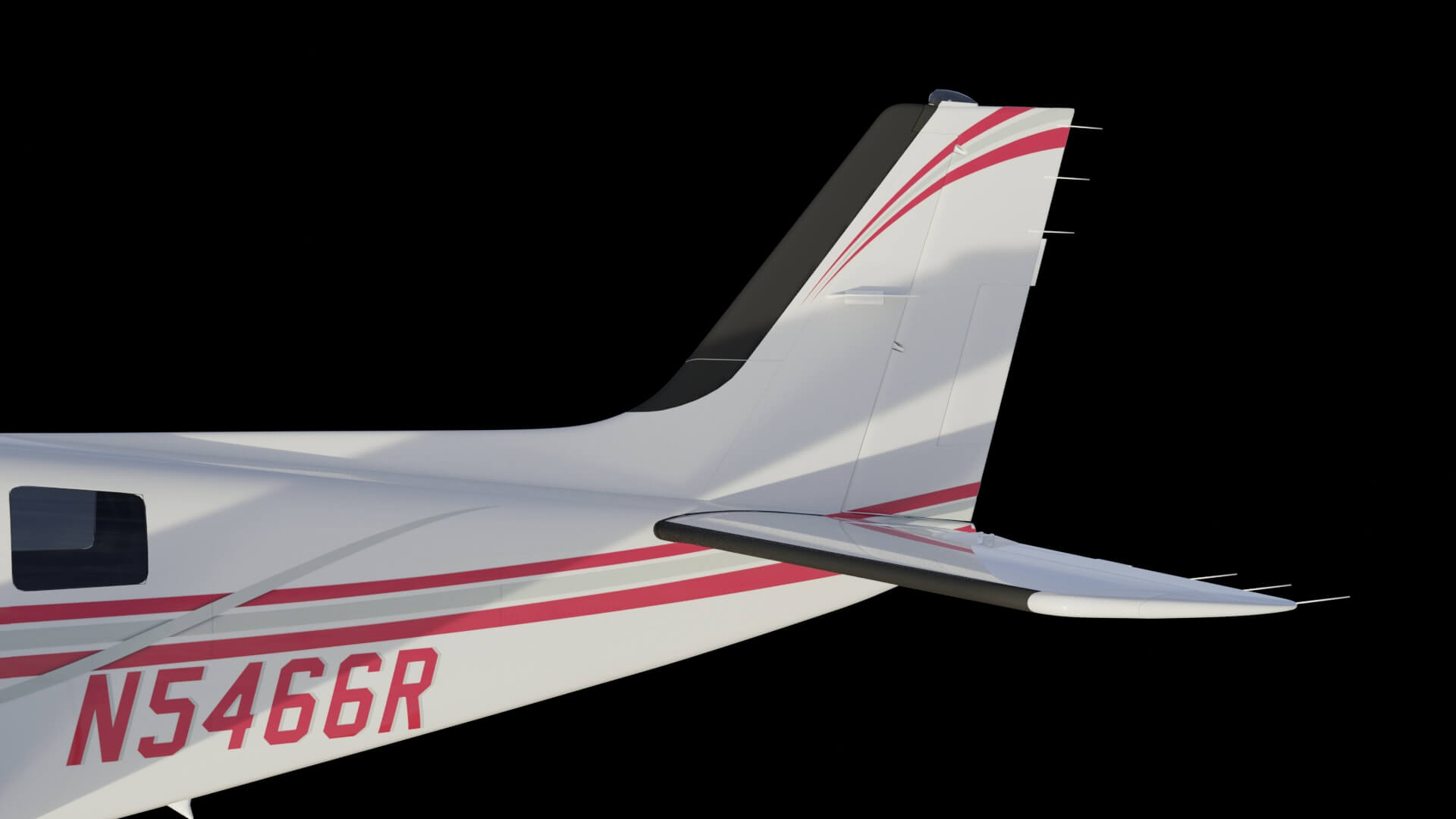 Twin-Engine Executive Utility Aircraft 3D Model