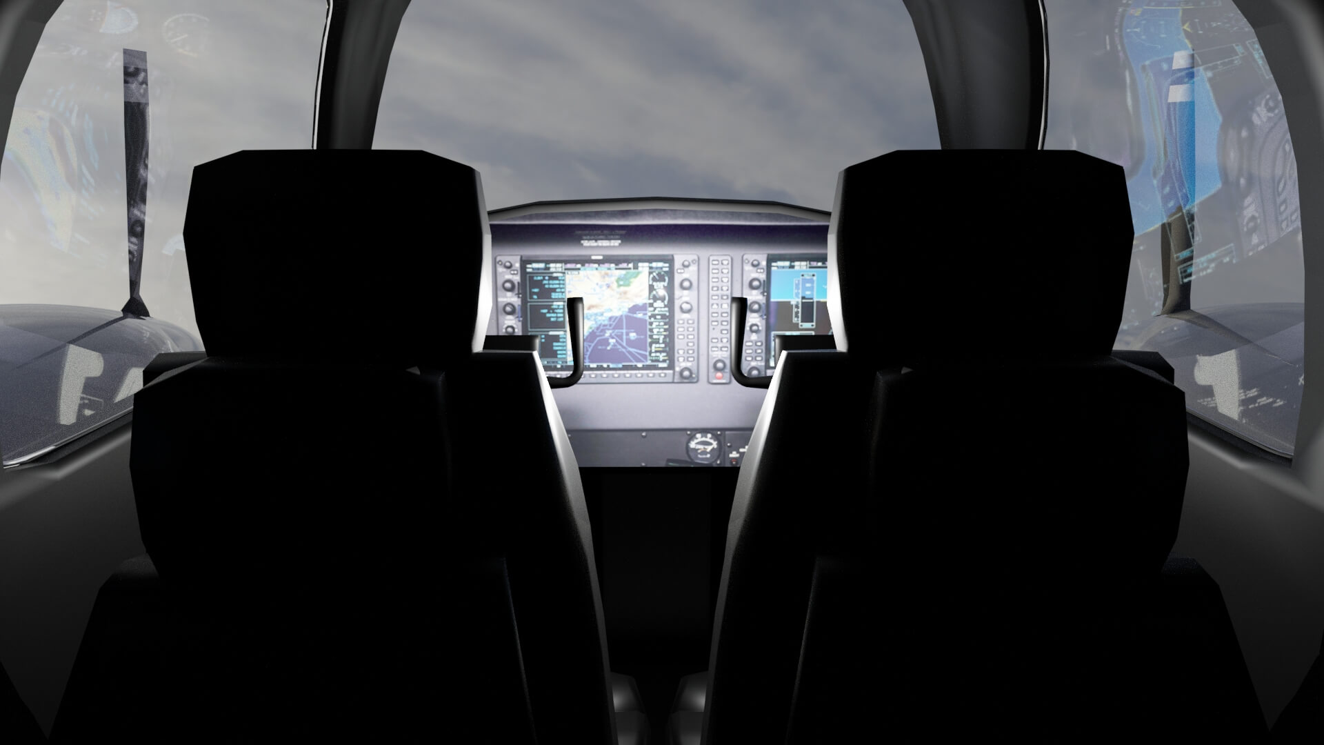 Twin-Engine Executive Utility Aircraft 3D Model