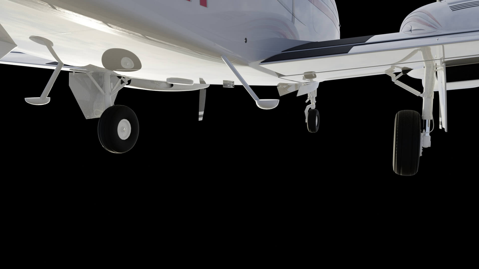 Twin-Engine Executive Utility Aircraft 3D Model