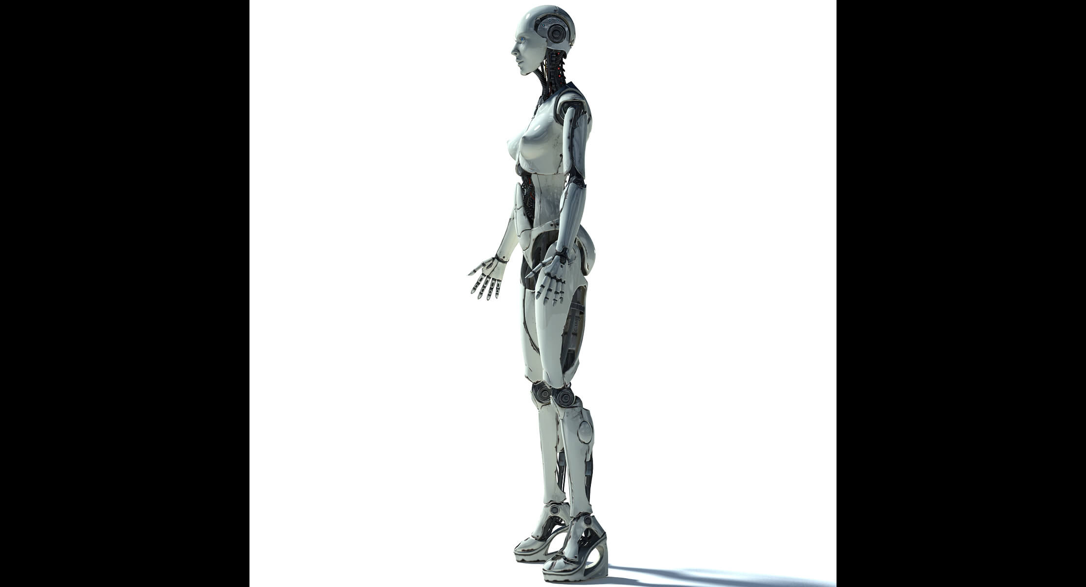Elettra Cyborg Female 3D Model