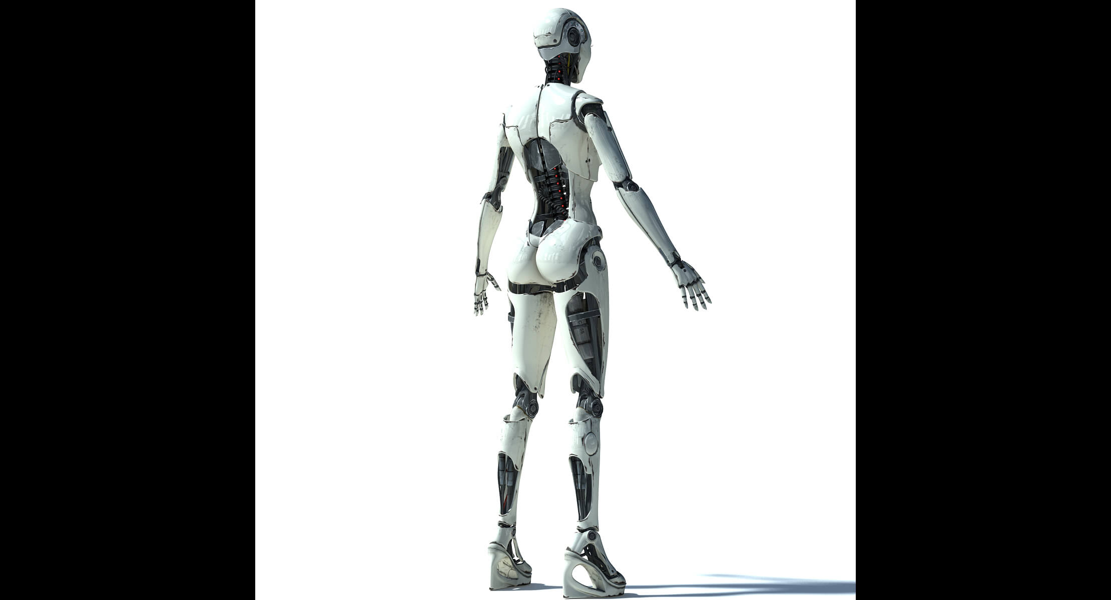Elettra Cyborg Female 3D Model