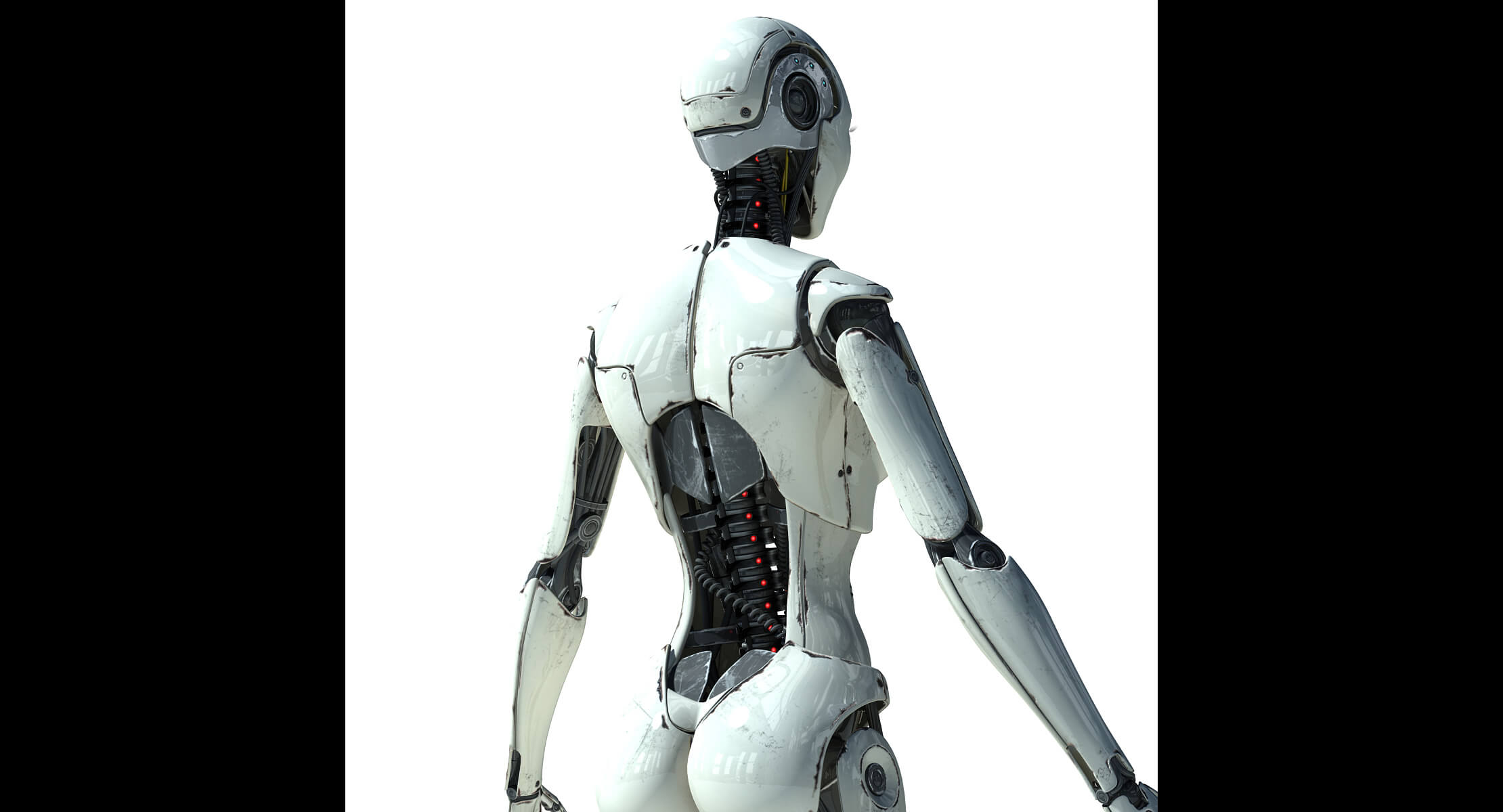 Elettra Cyborg Female 3D Model