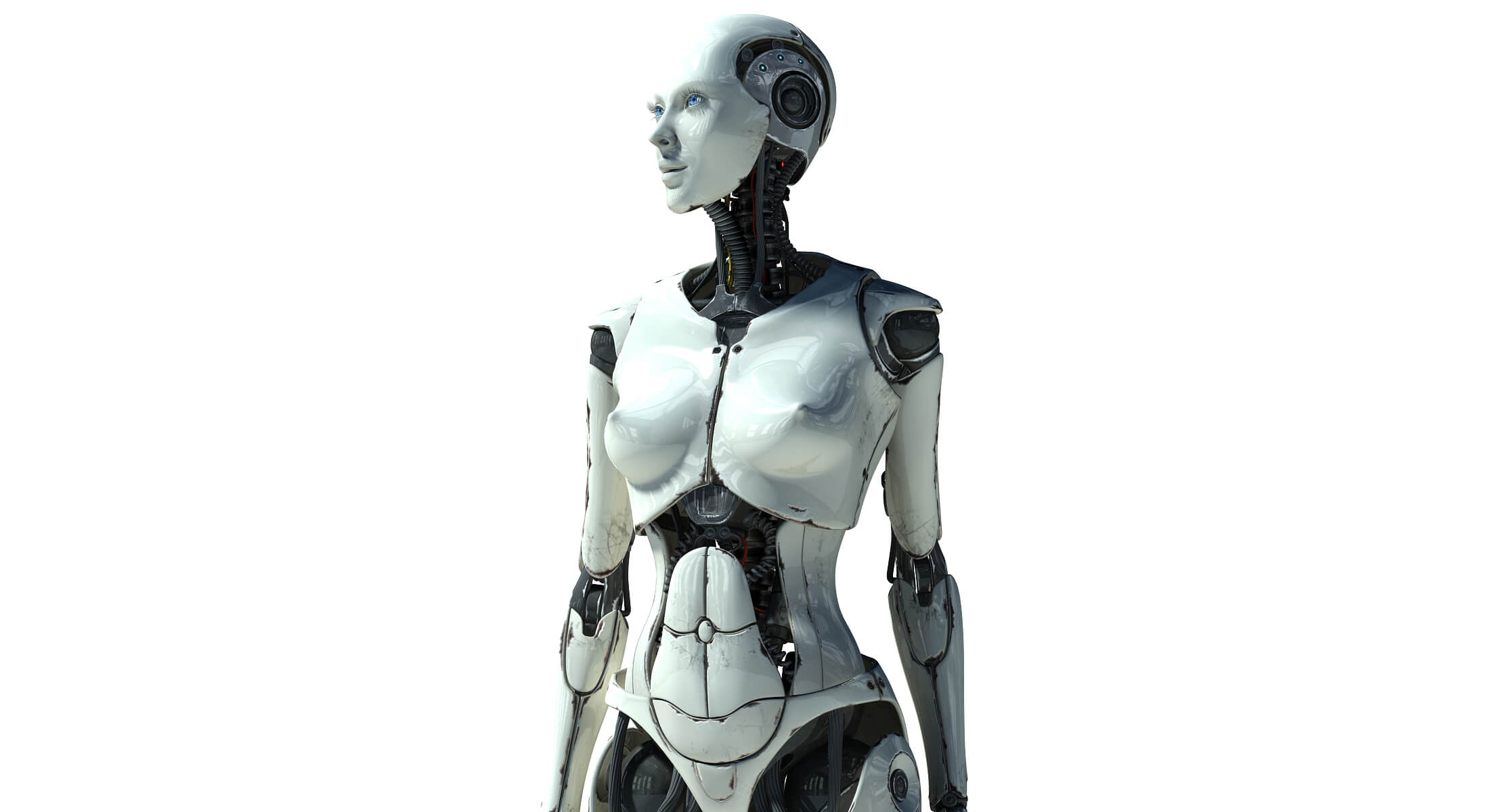 Elettra Cyborg Female 3D Model