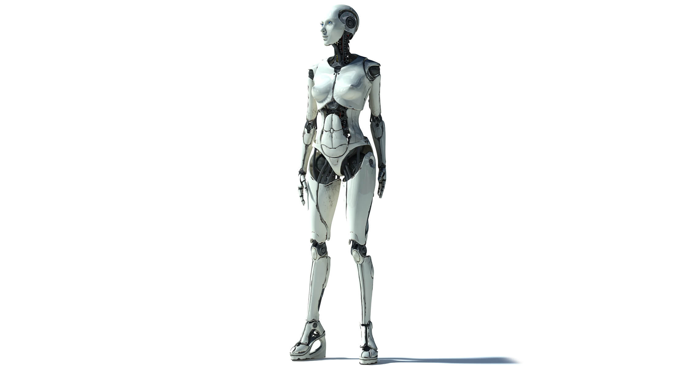 Elettra Cyborg Female 3D Model