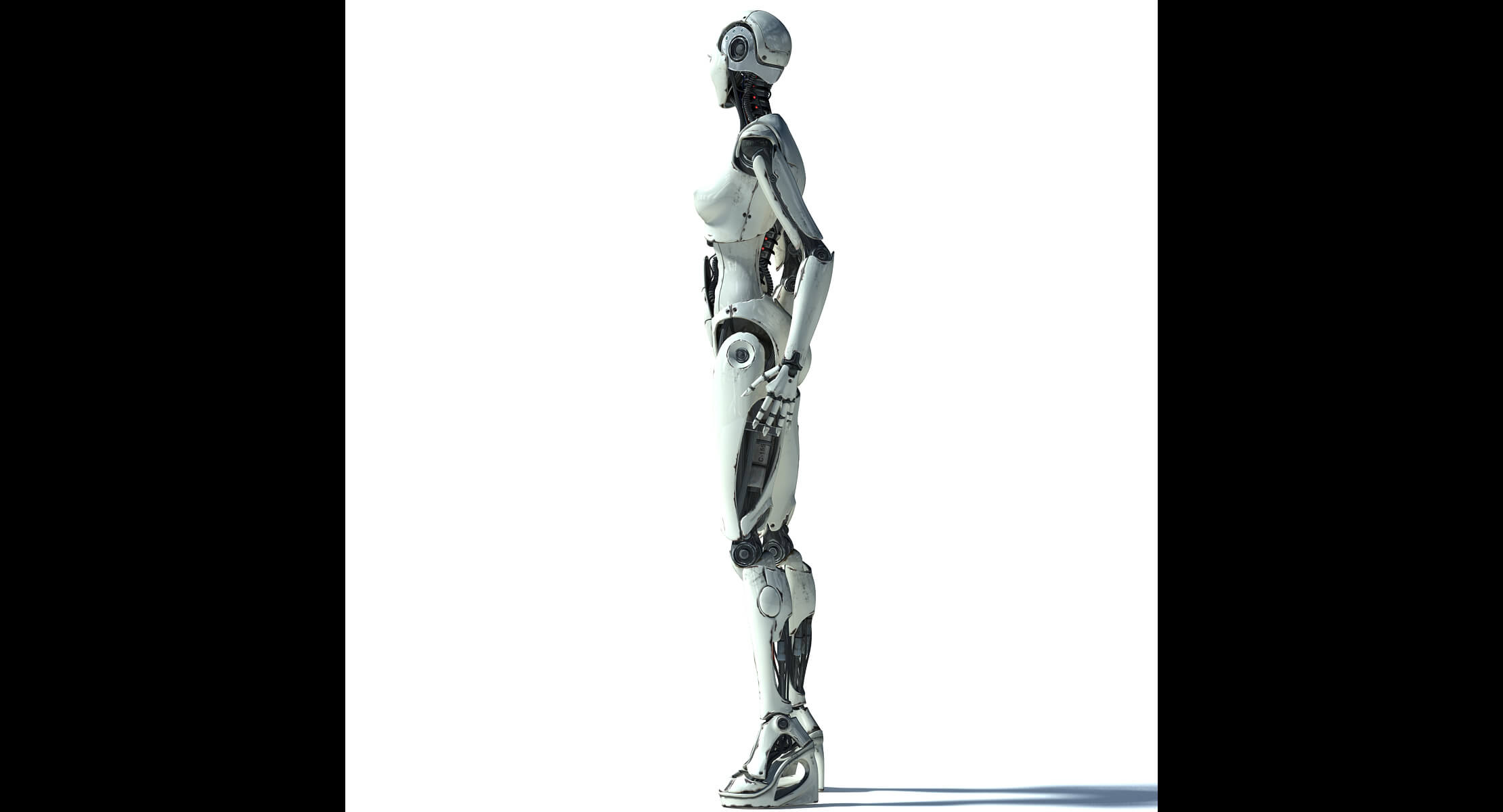 Elettra Cyborg Female 3D Model