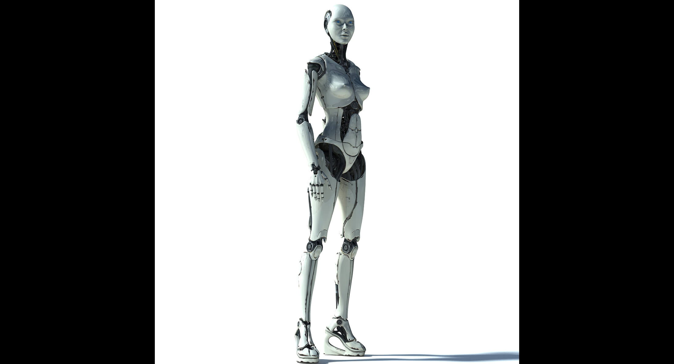 Elettra Cyborg Female 3D Model