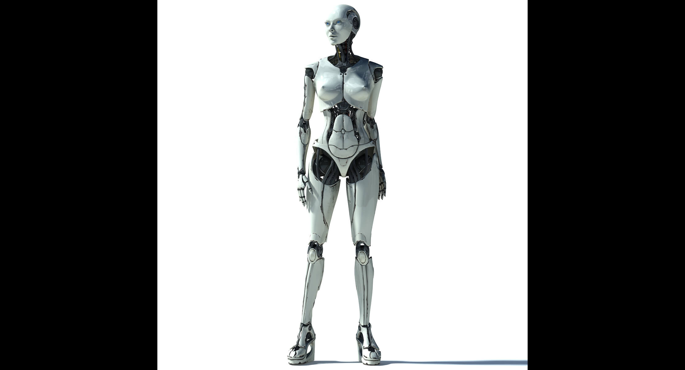 Elettra Cyborg Female 3D Model