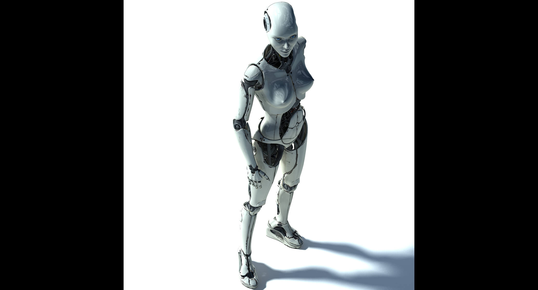 Elettra Cyborg Female 3D Model