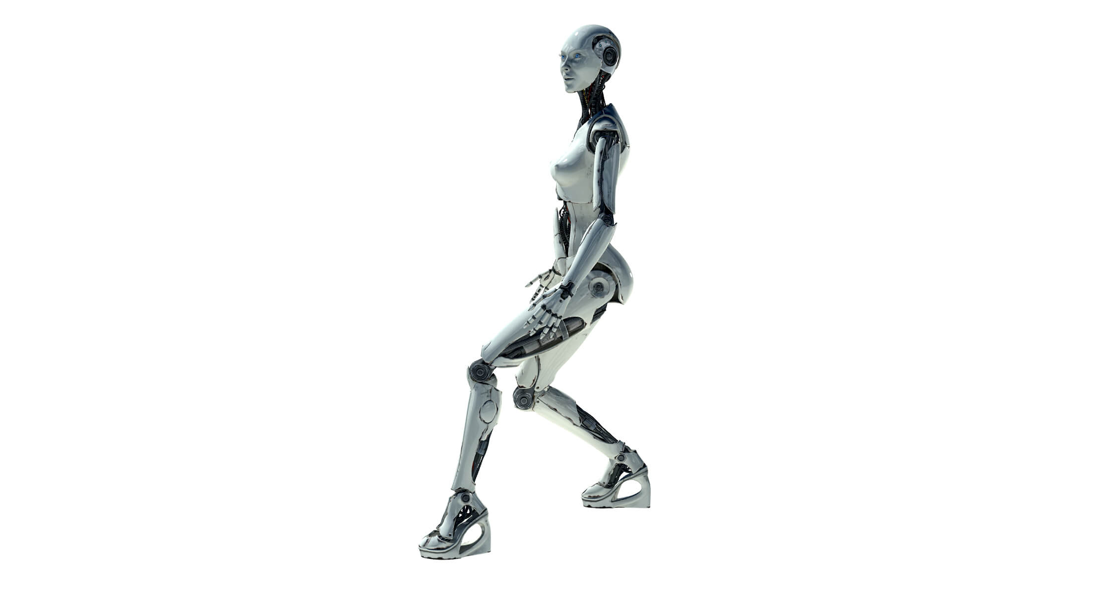 Elettra Cyborg Female 3D Model