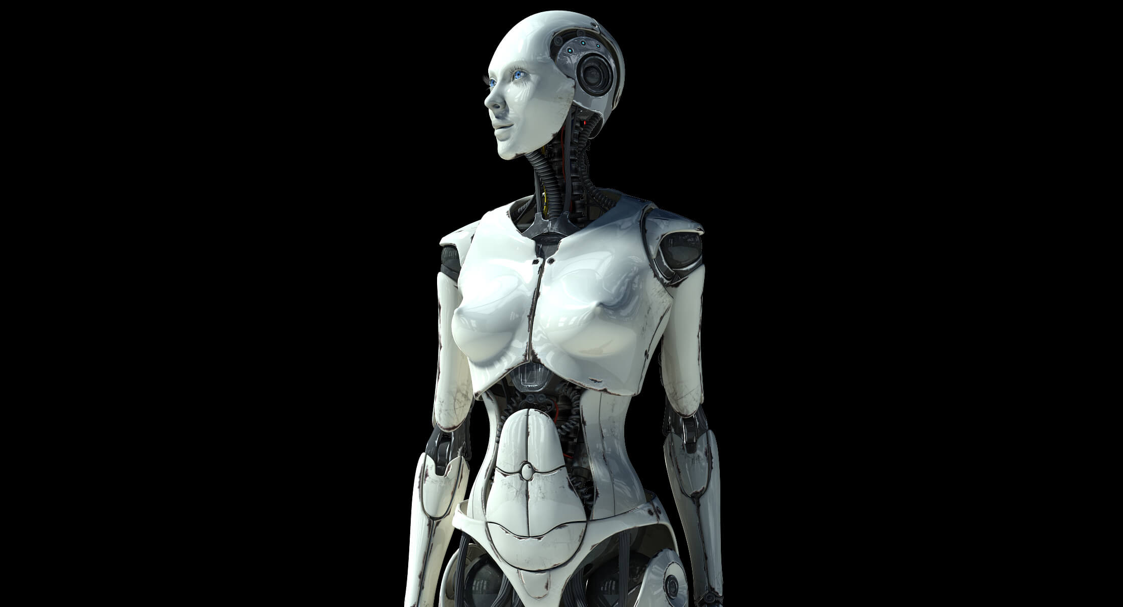 Elettra Cyborg Female 3D Model