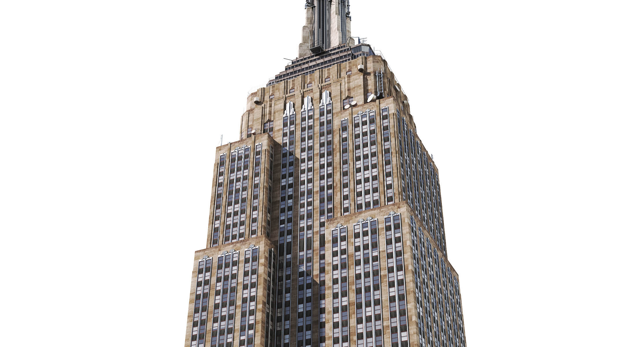 Empire State Building PBR 3D Model