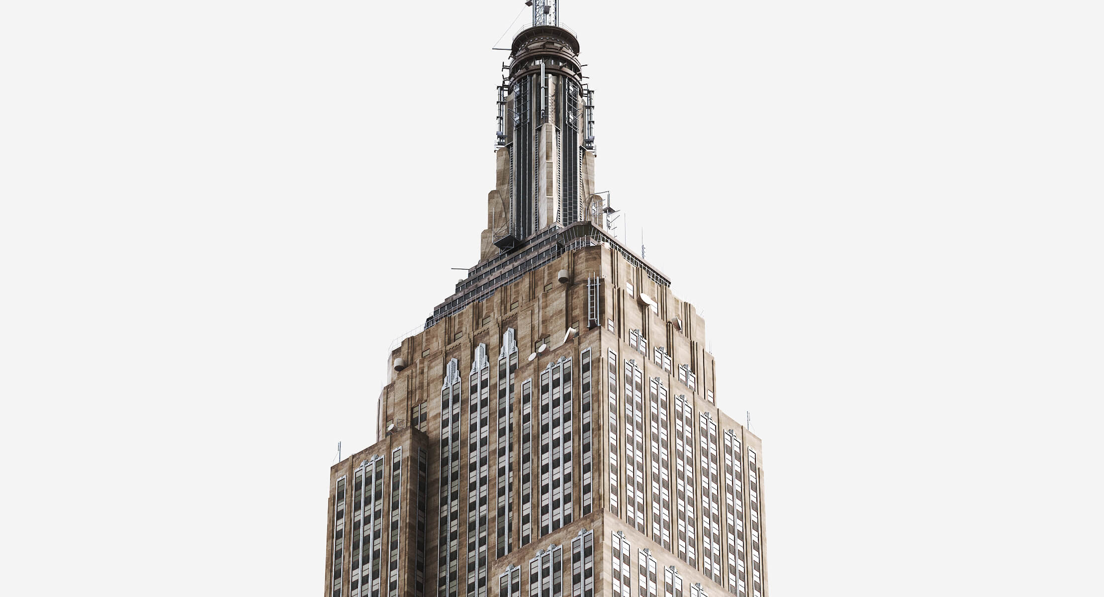 Empire State Building PBR 3D Model