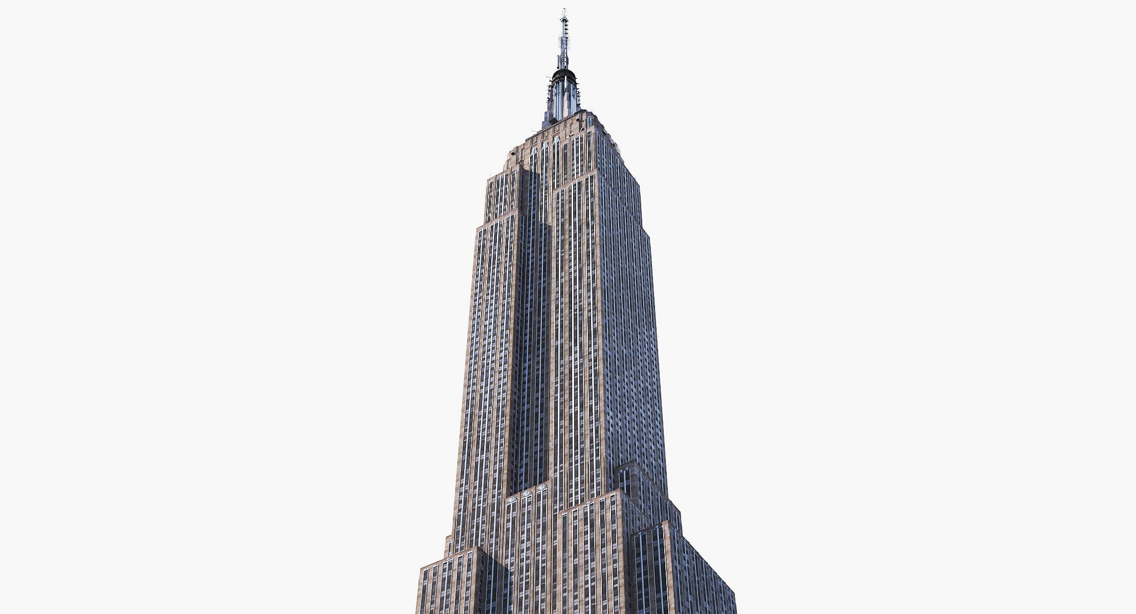 Empire State Building PBR 3D Model
