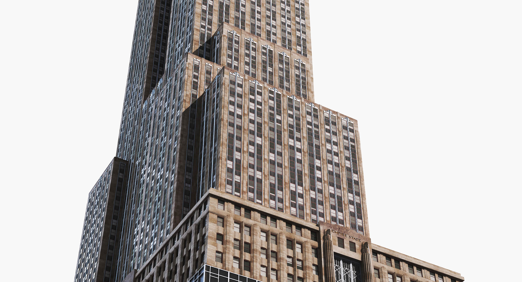 Empire State Building PBR 3D Model