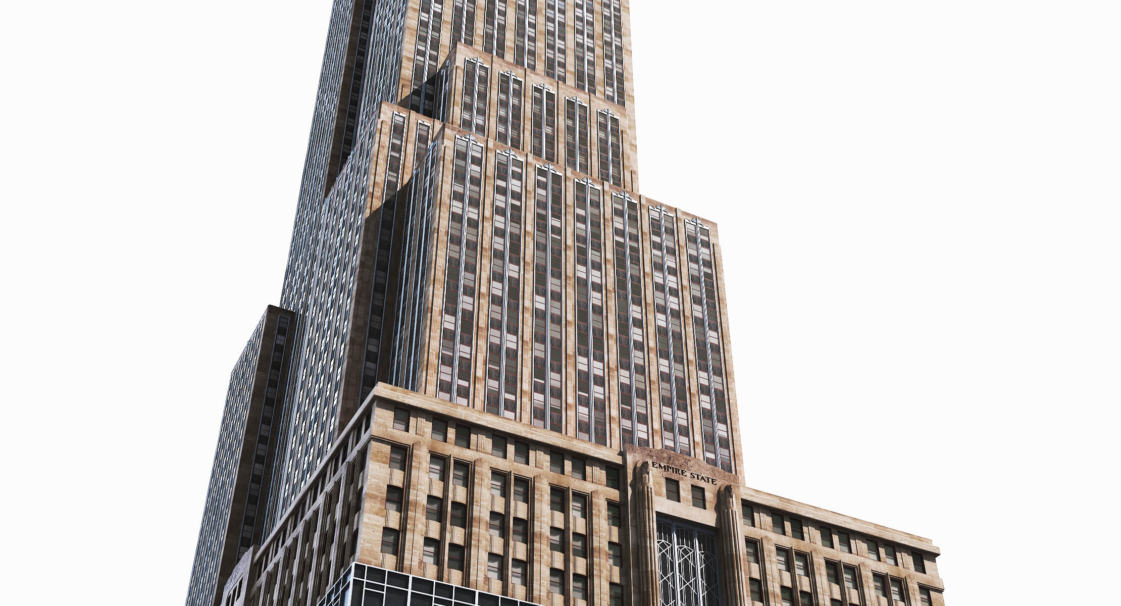 Empire State Building PBR 3D Model