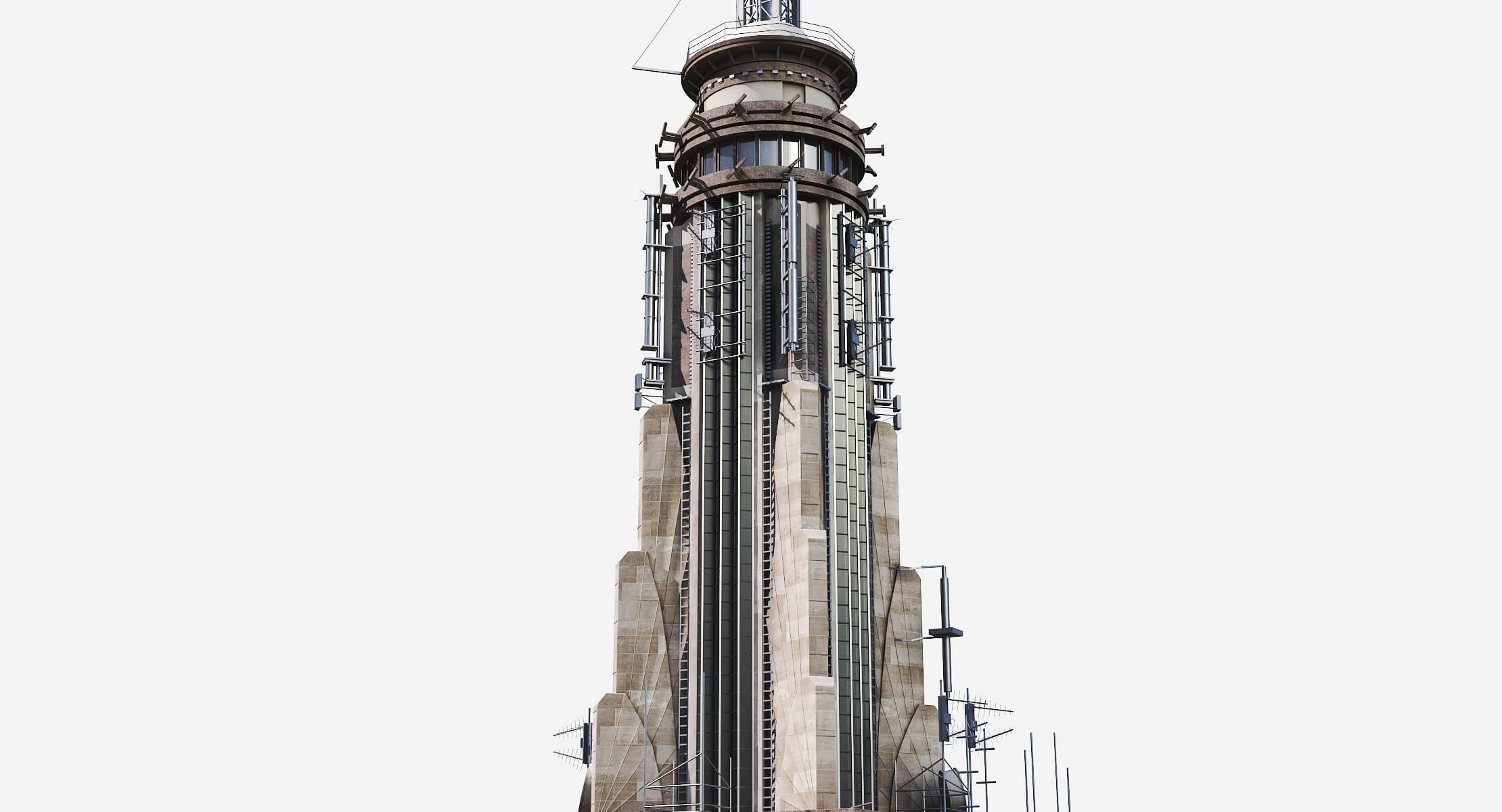 Empire State Building PBR 3D Model